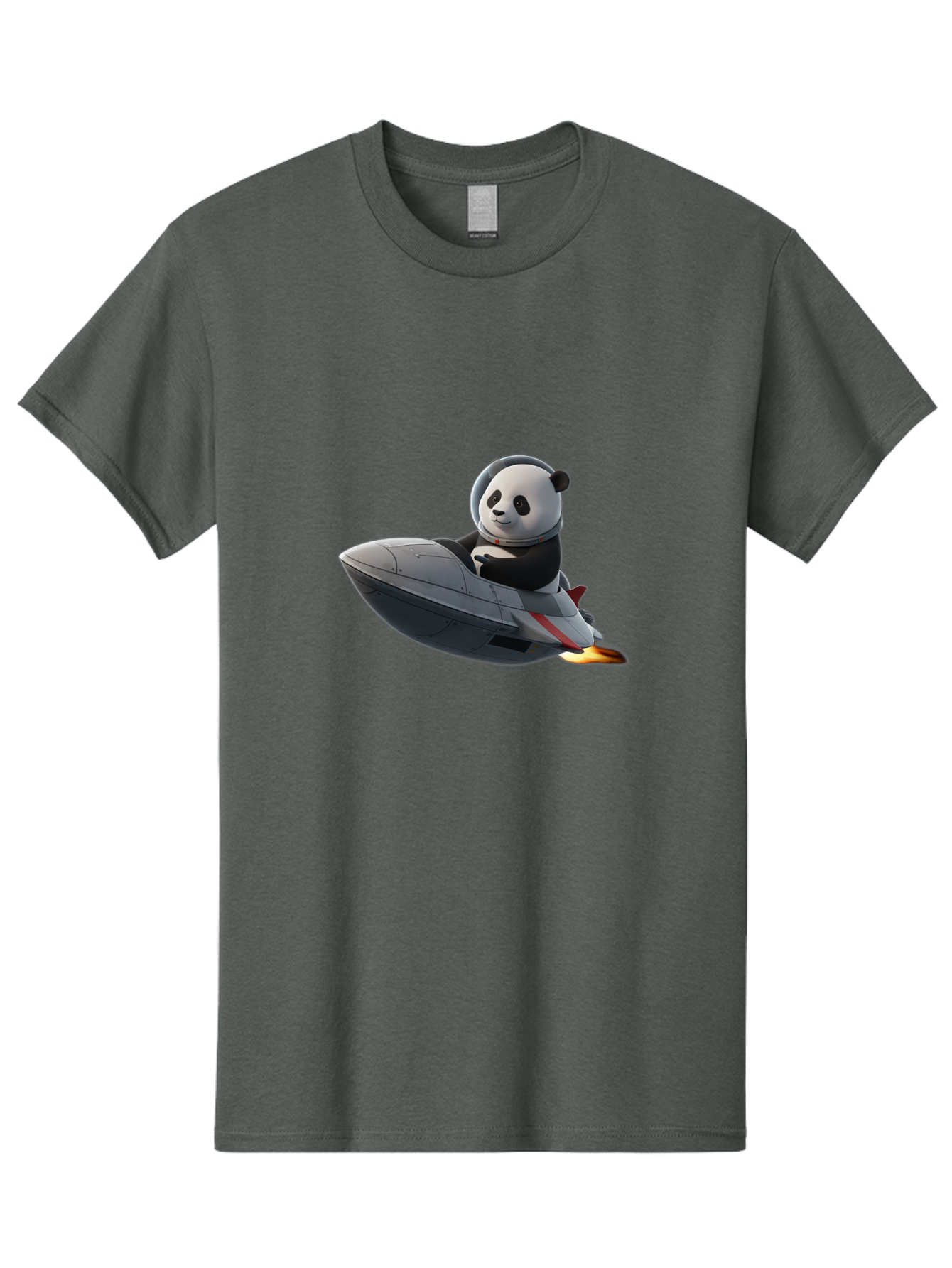 Panda-Riding-Spaceship-1 Men'S Graphic Tee, 100% Cotton, Comfortable Casual Summer Wear, Machine Washable, Vintage Camera, Old Camera, Antique Camera, Black Camera, Classic Photography, Photography Equipment, Nostalgic Device, Film Camera, Baf319