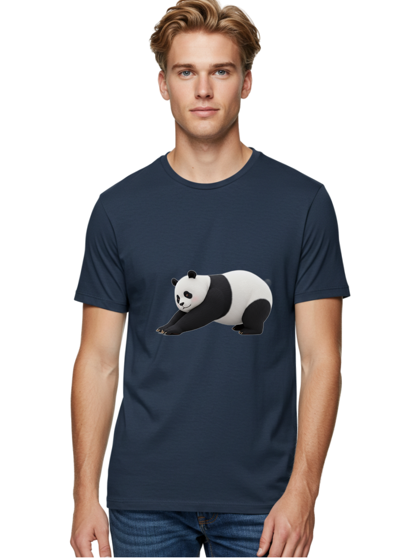 Panda-Stretching Men'S Graphic Tee, 100% Cotton, Comfortable Casual Summer Wear, Machine Washable, Vintage Camera, Old Camera, Antique Camera, Black Camera, Classic Photography, Photography Equipment, Nostalgic Device, Film Camera, Camera Art Baf323