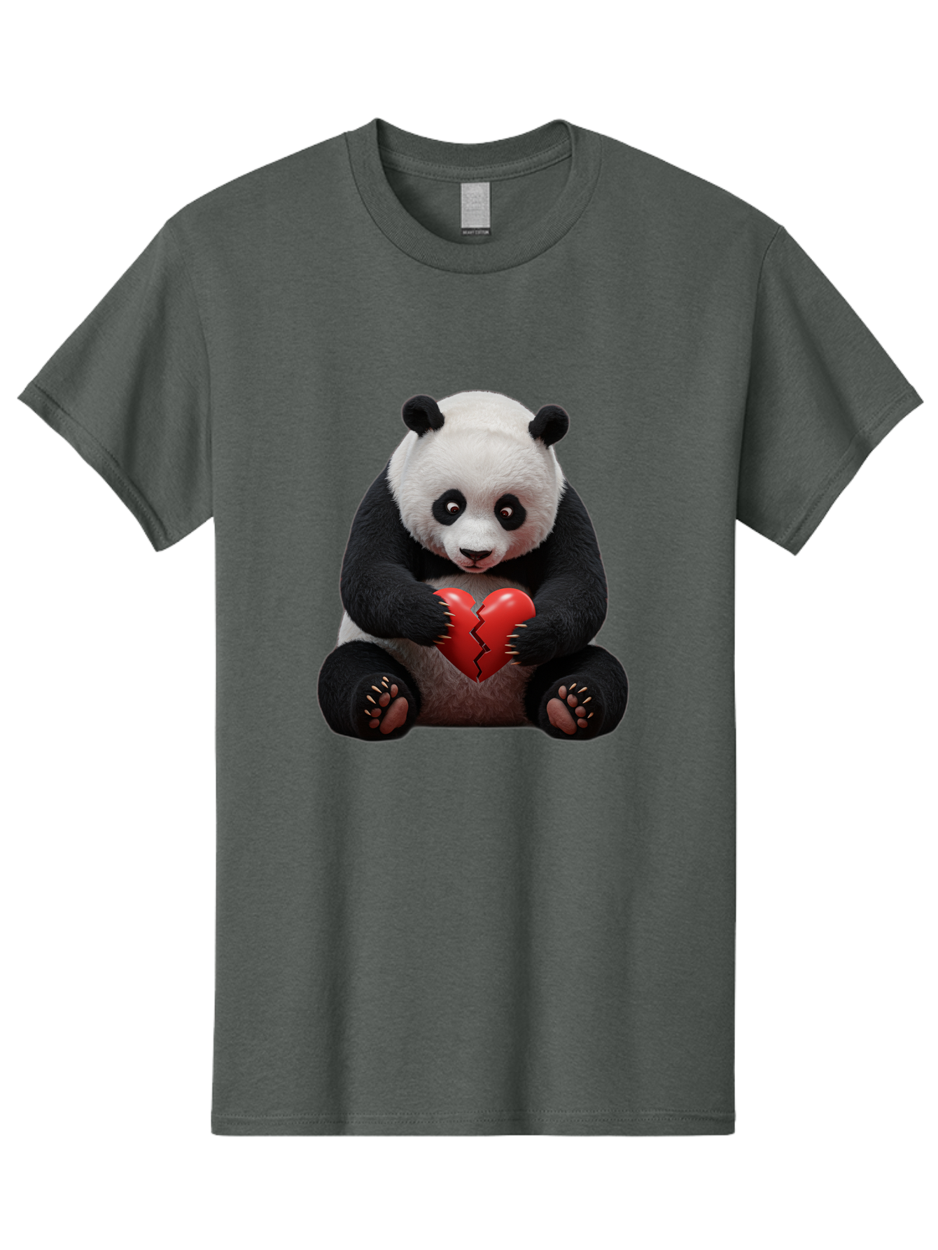 Panda-With-Broken-Heart-1 Men'S Graphic Tee, 100% Cotton, Comfortable Casual Summer Wear, Machine Washable, Vintage Camera, Old Camera, Antique Camera, Black Camera, Classic Photography, Photography Equipment, Nostalgic Device, Film Camera, Baf326