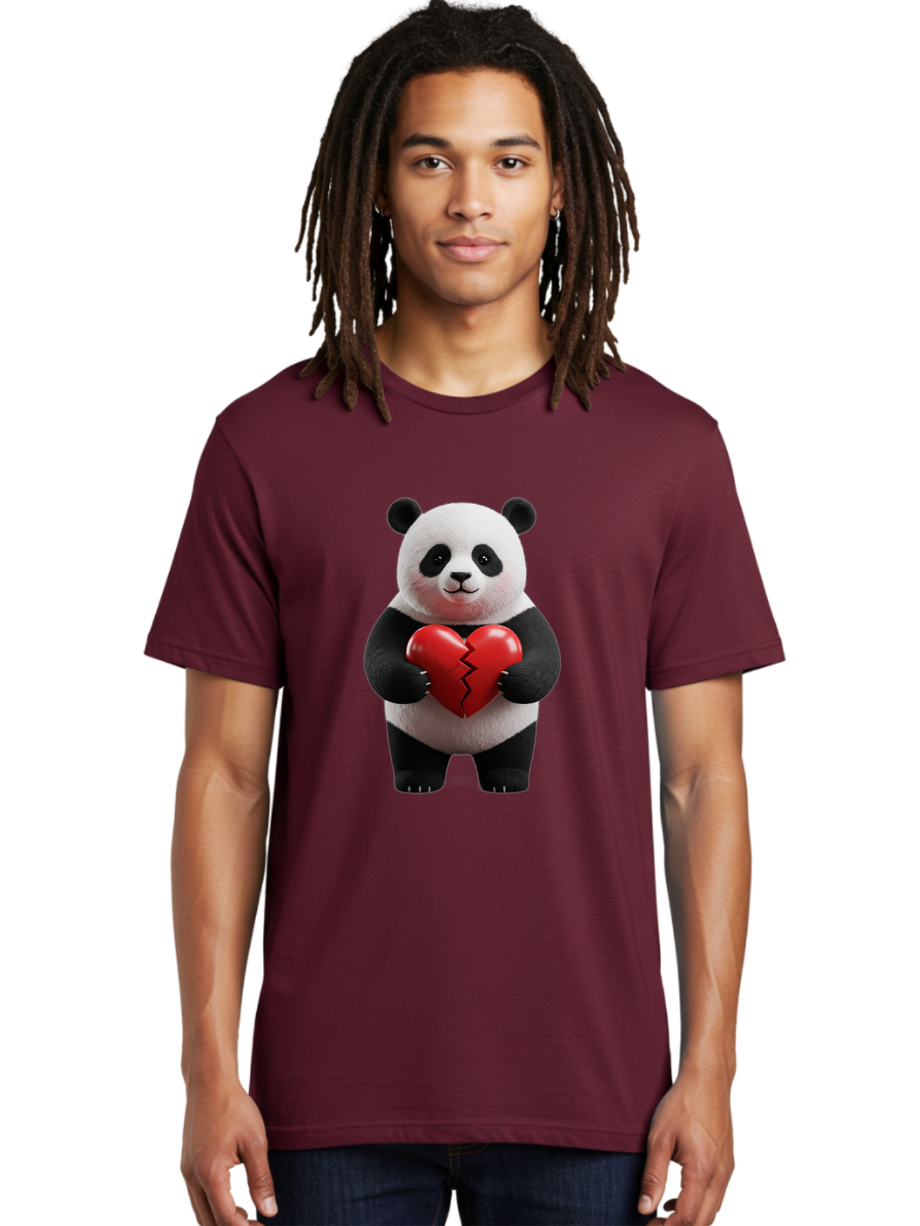 Panda-With-Broken-Heart-2 Men'S Graphic Tee, 100% Cotton, Comfortable Casual Summer Wear, Machine Washable, Vintage Camera, Old Camera, Antique Camera, Black Camera, Classic Photography, Photography Equipment, Nostalgic Device, Film Camera, Baf327
