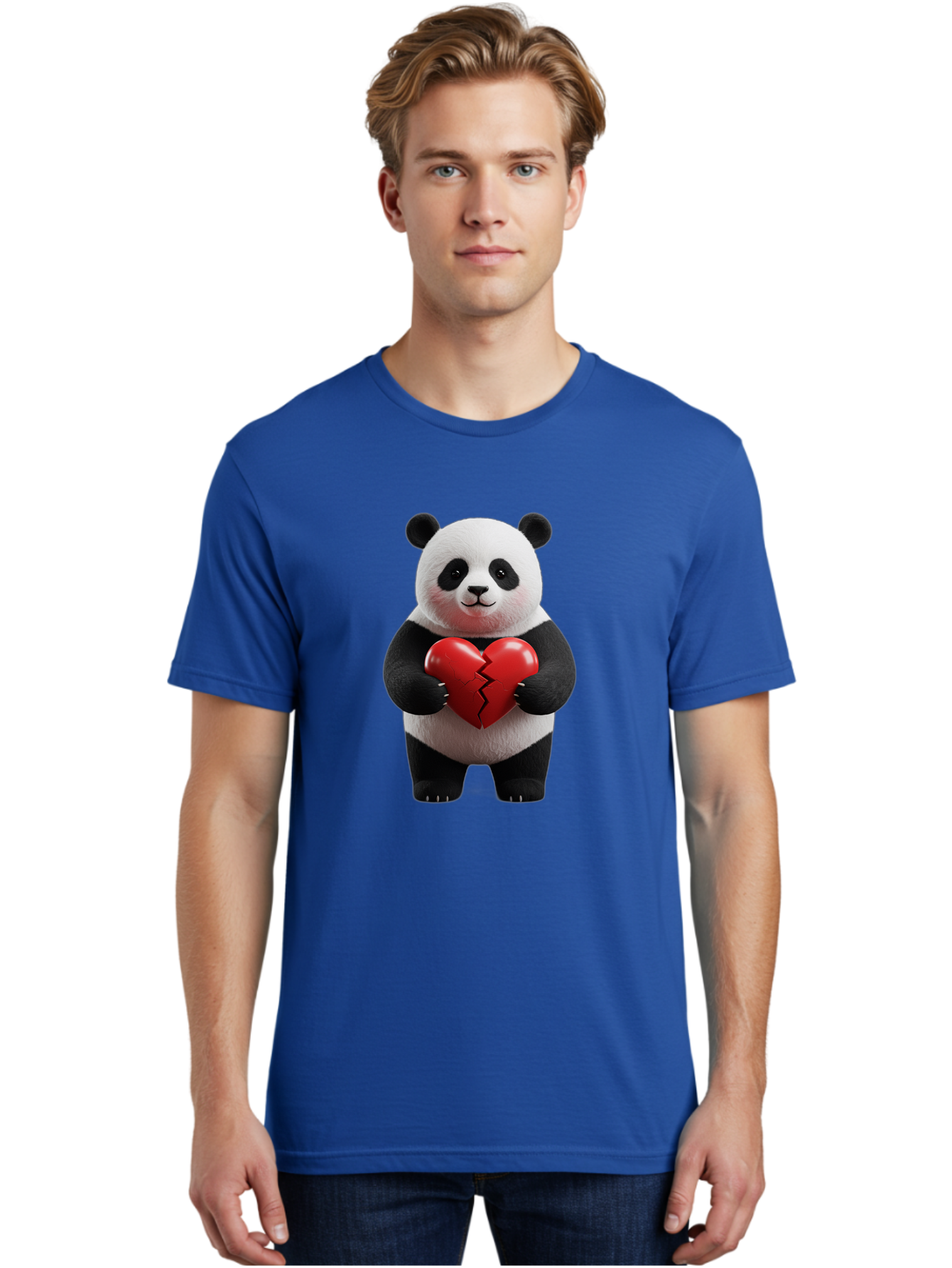 Panda-With-Broken-Heart-2 Men'S Graphic Tee, 100% Cotton, Comfortable Casual Summer Wear, Machine Washable, Vintage Camera, Old Camera, Antique Camera, Black Camera, Classic Photography, Photography Equipment, Nostalgic Device, Film Camera, Baf327