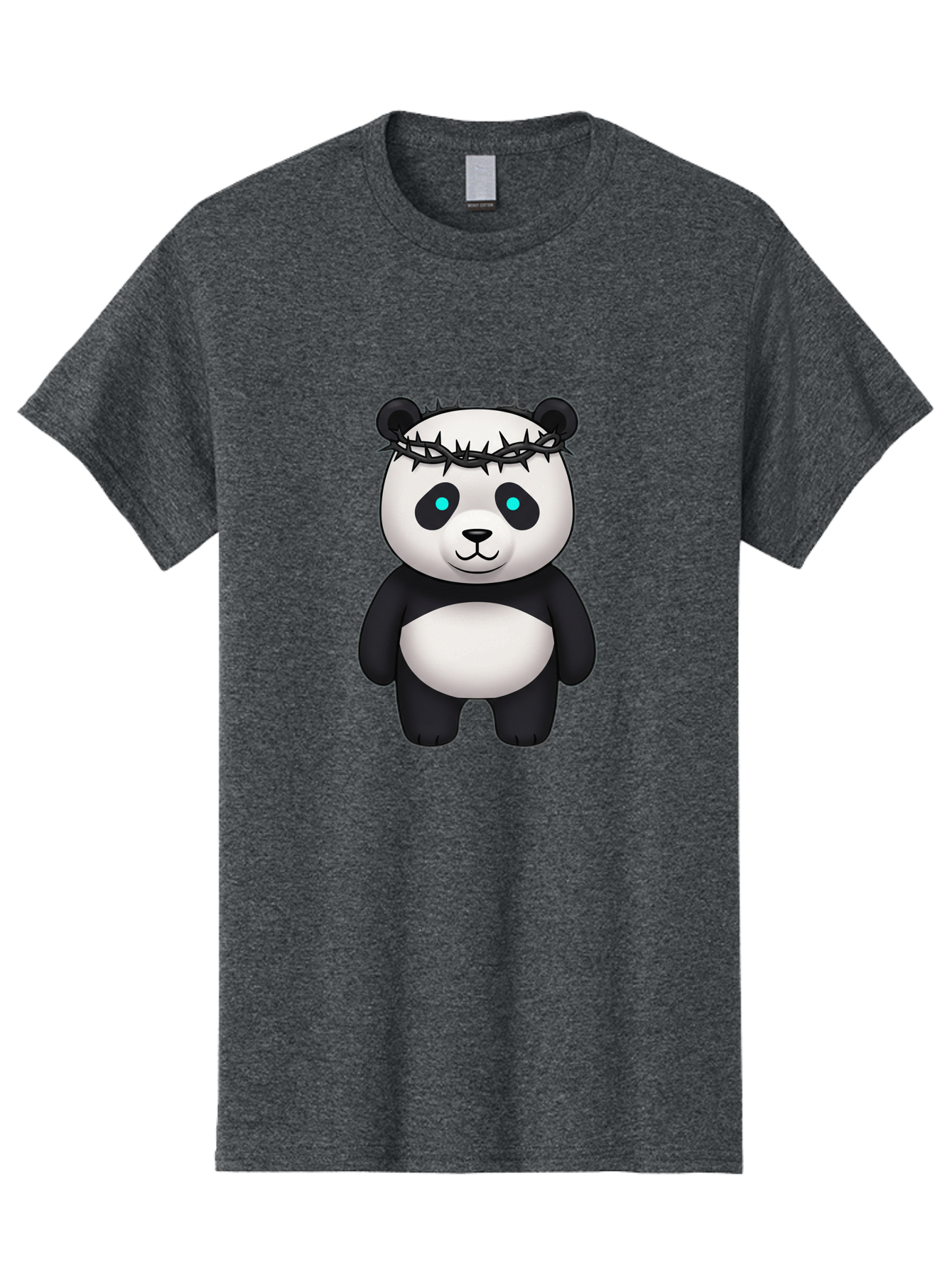 Panda-With-Crown-Of-Thorns Men'S Graphic Tee, 100% Cotton, Comfortable Casual Summer Wear, Machine Washable, Vintage Camera, Old Camera, Antique Camera, Black Camera, Classic Photography, Photography Equipment, Nostalgic Device, Film Camera, Baf334