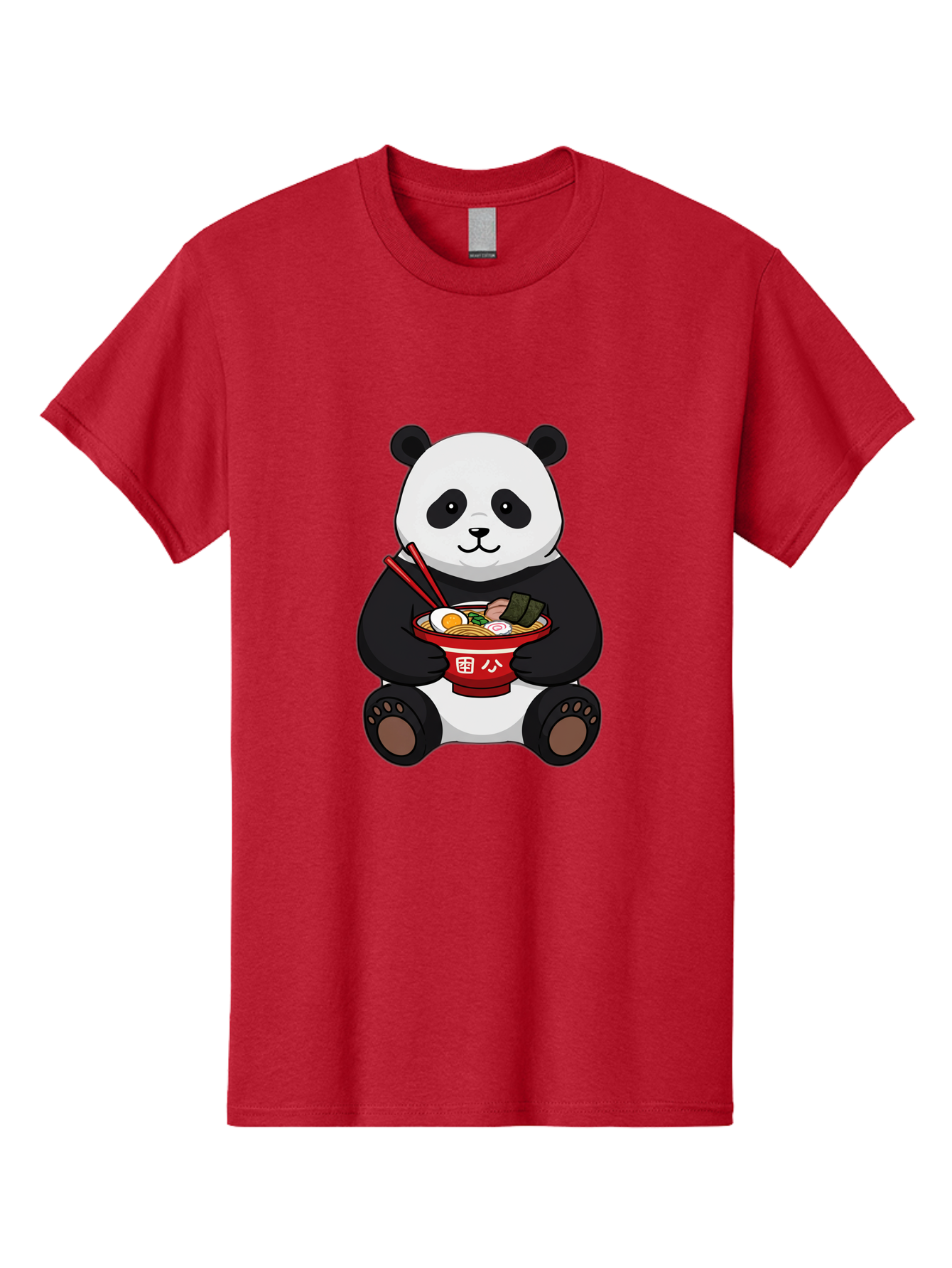 Panda-With-Ramen-1 Men'S Graphic Tee, 100% Cotton, Comfortable Casual Summer Wear, Machine Washable, Vintage Camera, Old Camera, Antique Camera, Black Camera, Classic Photography, Photography Equipment, Nostalgic Device, Film Camera, Baf336