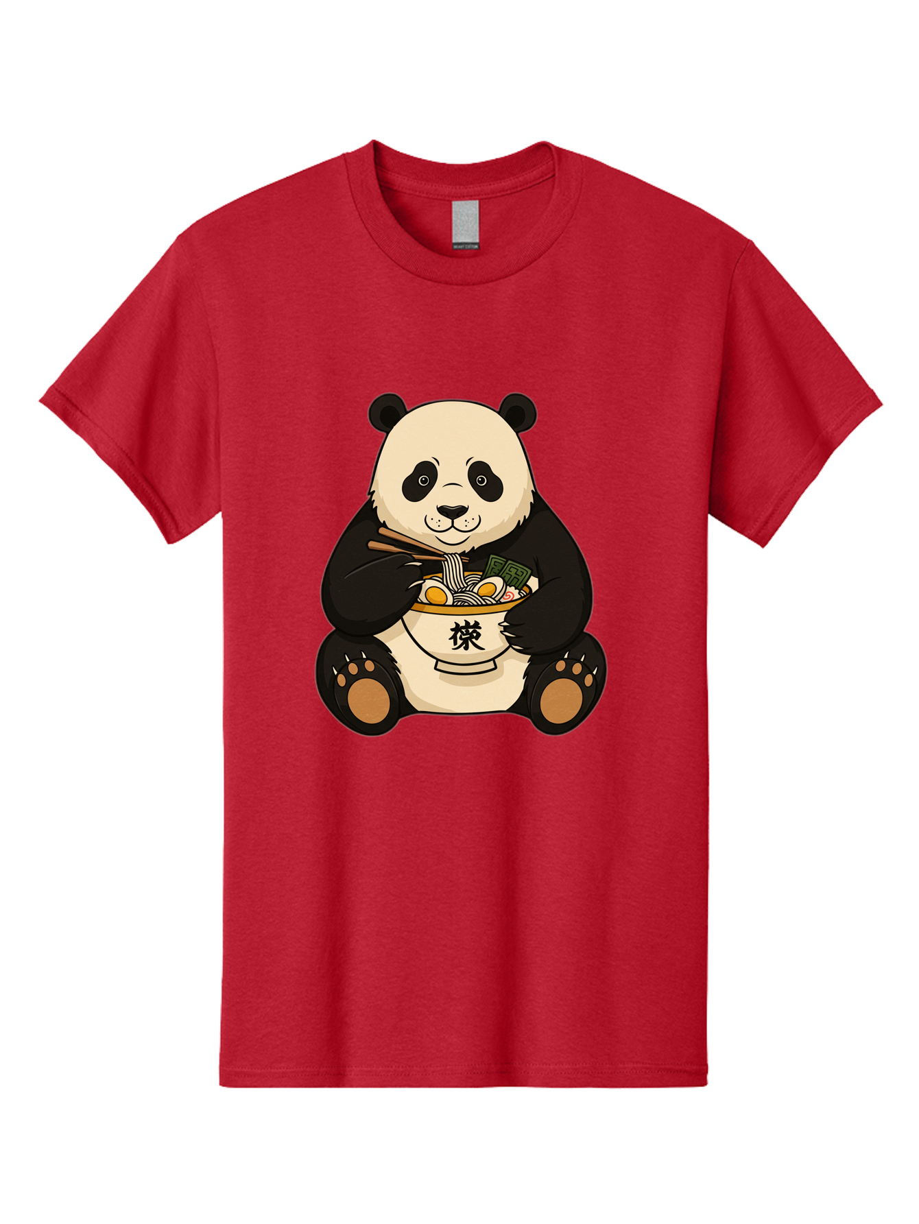 Panda-With-Ramen-2 Men'S Graphic Tee, 100% Cotton, Comfortable Casual Summer Wear, Machine Washable, Vintage Camera, Old Camera, Antique Camera, Black Camera, Classic Photography, Photography Equipment, Nostalgic Device, Film Camera, Baf337