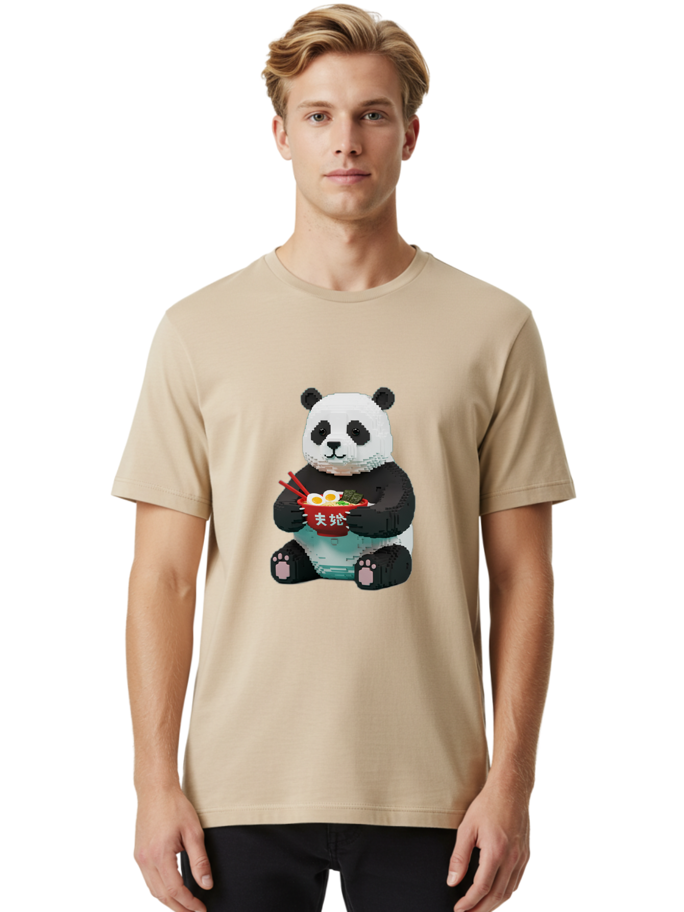 Panda-With-Ramen Men'S Graphic Tee, 100% Cotton, Comfortable Casual Summer Wear, Machine Washable, Vintage Camera, Old Camera, Antique Camera, Black Camera, Classic Photography, Photography Equipment, Nostalgic Device, Film Camera, Camera Art Baf338
