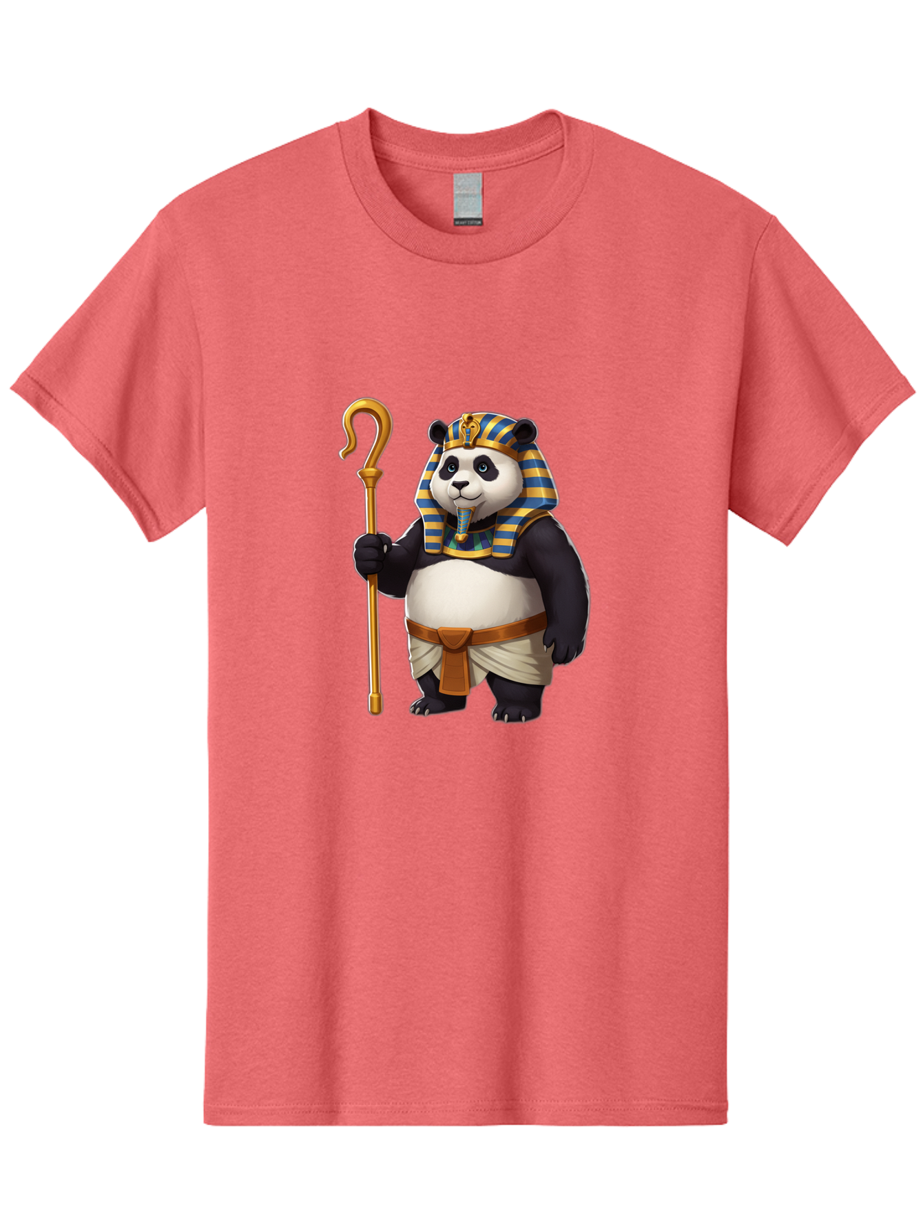 Pharaoh-Panda-1 Men'S Graphic Tee, 100% Cotton, Comfortable Casual Summer Wear, Machine Washable, Vintage Camera, Old Camera, Antique Camera, Black Camera, Classic Photography, Photography Equipment, Nostalgic Device, Film Camera, Camera Art Baf346