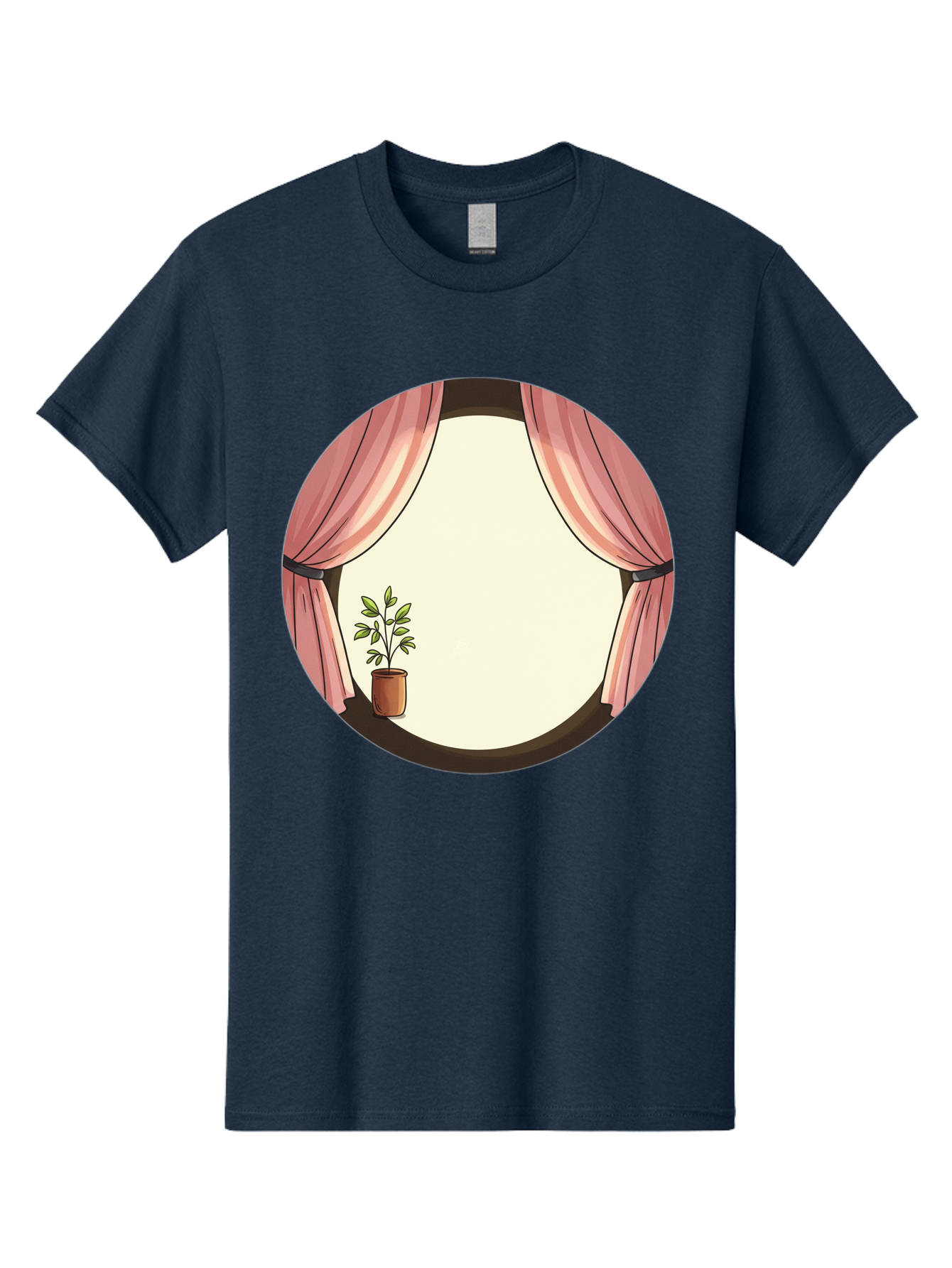 Pink-Curtain-Potted-Plant Men'S Graphic Tee, 100% Cotton, Comfortable Casual Summer Wear, Machine Washable, Vintage Camera, Old Camera, Antique Camera, Black Camera, Classic Photography, Photography Equipment, Nostalgic Device, Film Camera, Baf350