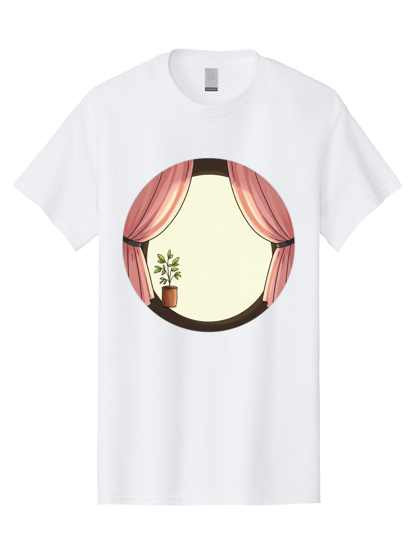 Pink-Curtain-Potted-Plant Men'S Graphic Tee, 100% Cotton, Comfortable Casual Summer Wear, Machine Washable, Vintage Camera, Old Camera, Antique Camera, Black Camera, Classic Photography, Photography Equipment, Nostalgic Device, Film Camera, Baf350