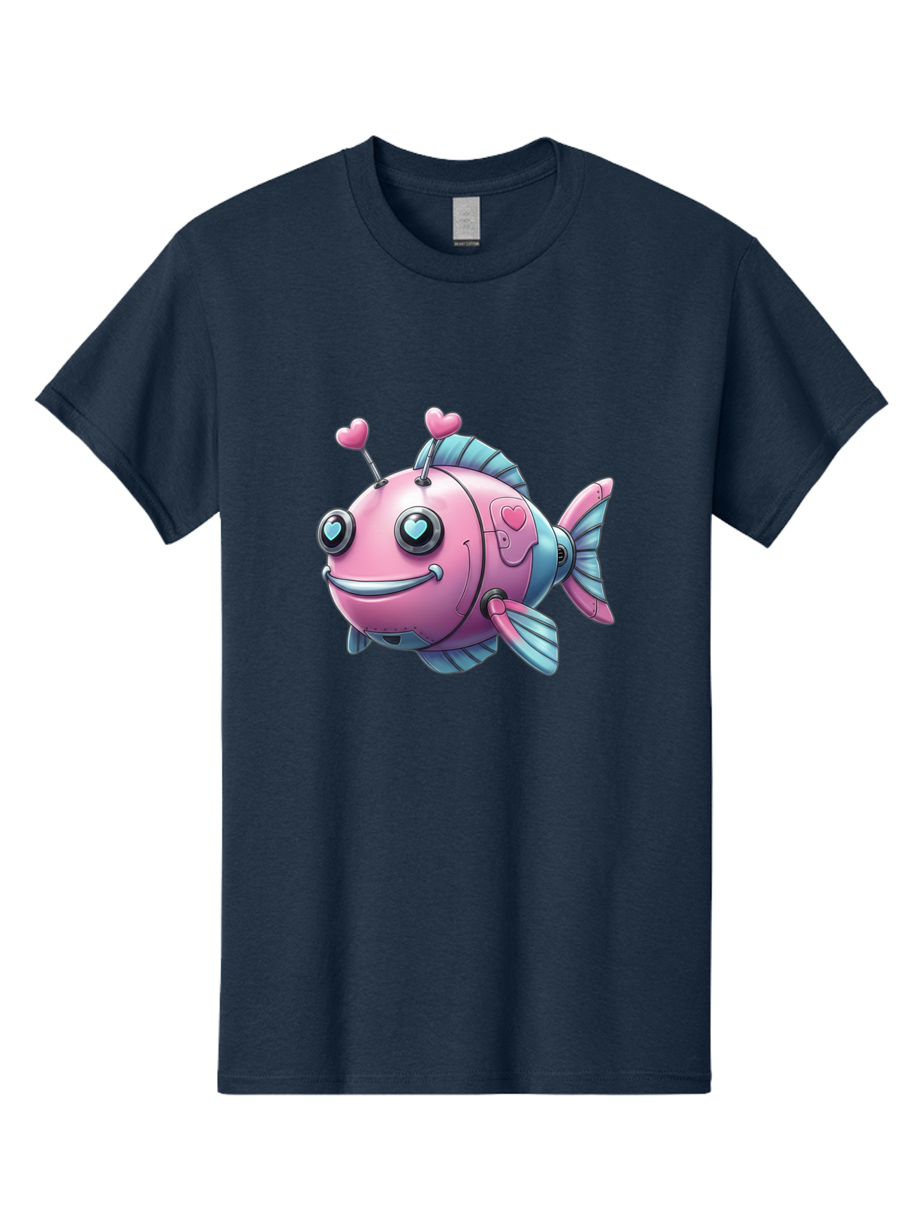 Pink-Robot-Fish Men'S Graphic Tee, 100% Cotton, Comfortable Casual Summer Wear, Machine Washable, Vintage Camera, Old Camera, Antique Camera, Black Camera, Classic Photography, Photography Equipment, Nostalgic Device, Film Camera, Camera Art Baf354