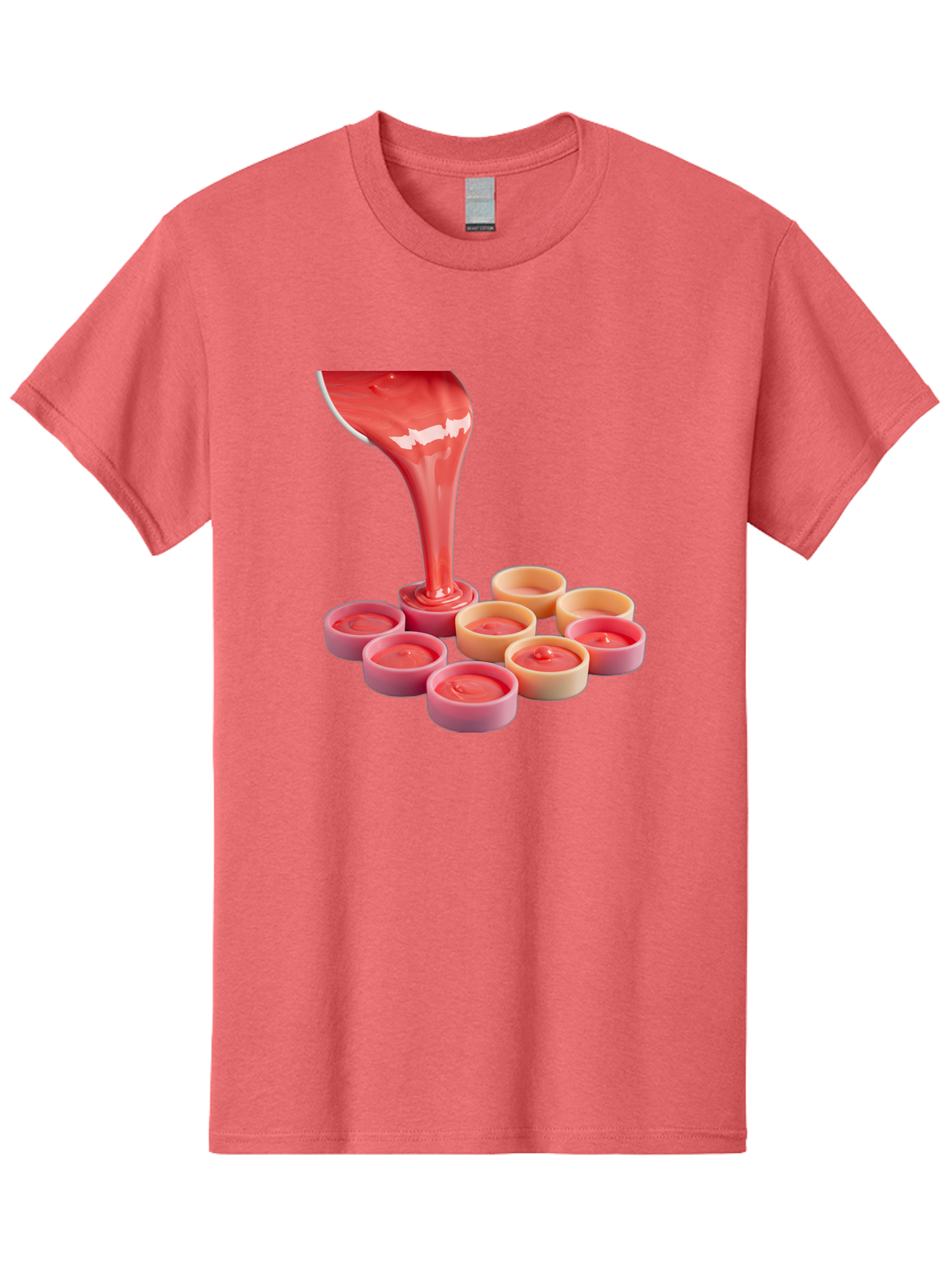 Pink-Sauce-Pouring-Into-Containers Men'S Graphic Tee, 100% Cotton, Comfortable Casual Summer Wear, Machine Washable, Vintage Camera, Old Camera, Antique Camera, Black Camera, Classic Photography, Photography Equipment, Nostalgic Device, Baf355