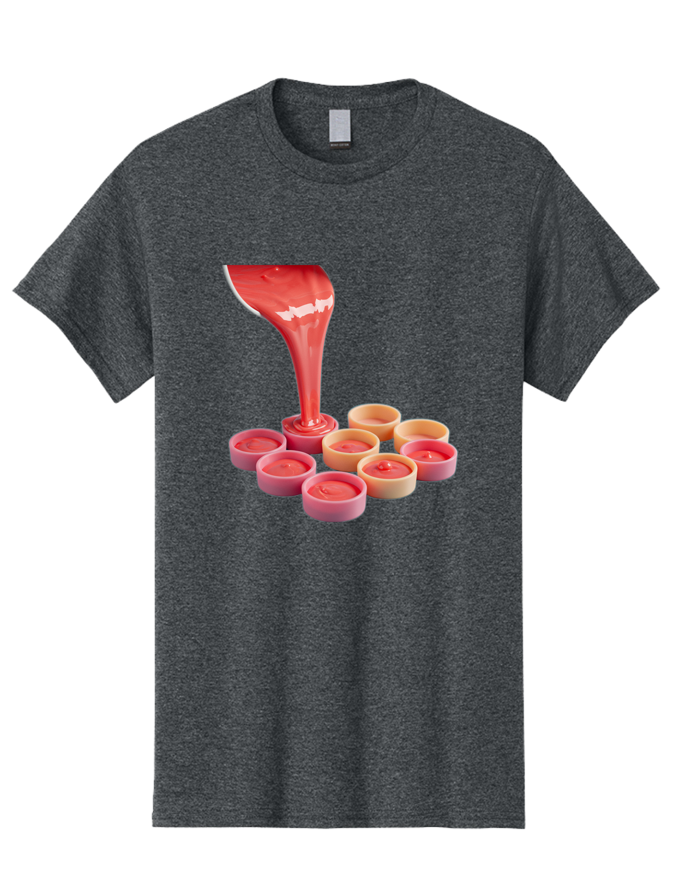 Pink-Sauce-Pouring-Into-Containers Men'S Graphic Tee, 100% Cotton, Comfortable Casual Summer Wear, Machine Washable, Vintage Camera, Old Camera, Antique Camera, Black Camera, Classic Photography, Photography Equipment, Nostalgic Device, Baf355