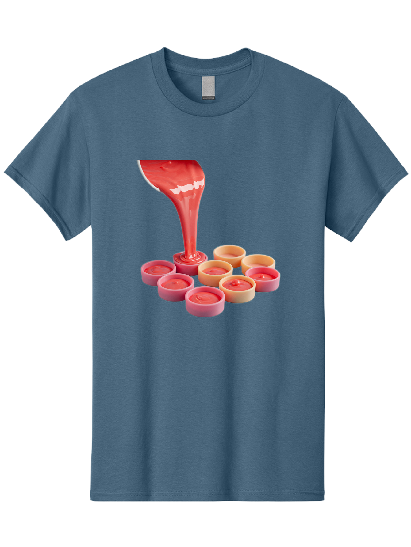 Pink-Sauce-Pouring-Into-Containers Men'S Graphic Tee, 100% Cotton, Comfortable Casual Summer Wear, Machine Washable, Vintage Camera, Old Camera, Antique Camera, Black Camera, Classic Photography, Photography Equipment, Nostalgic Device, Baf355