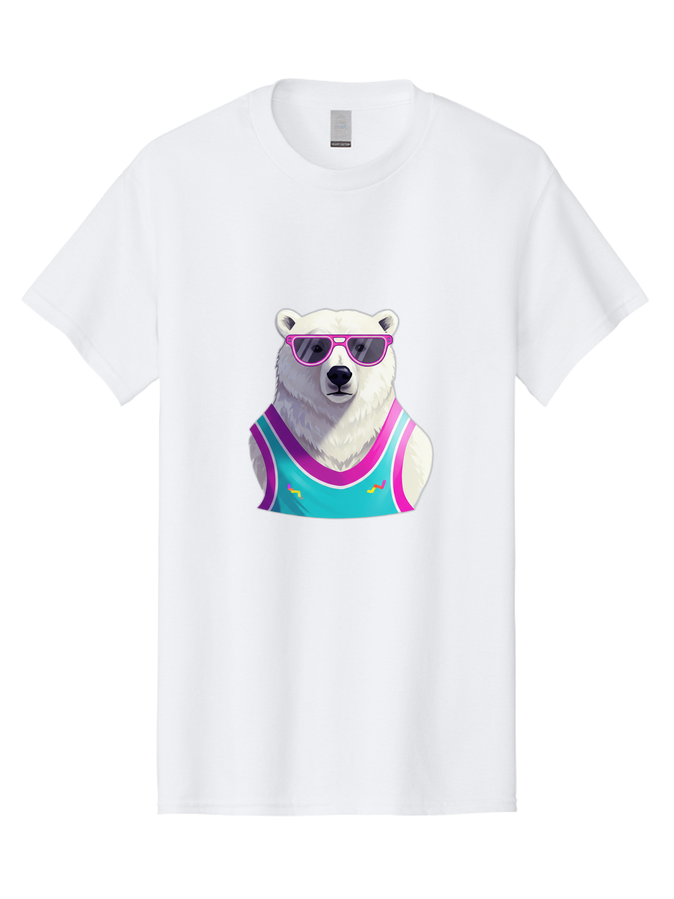 Polar-Bear-1 Men'S Graphic Tee, 100% Cotton, Comfortable Casual Summer Wear, Machine Washable, Vintage Camera, Old Camera, Antique Camera, Black Camera, Classic Photography, Photography Equipment, Nostalgic Device, Film Camera, Camera Art Baf362