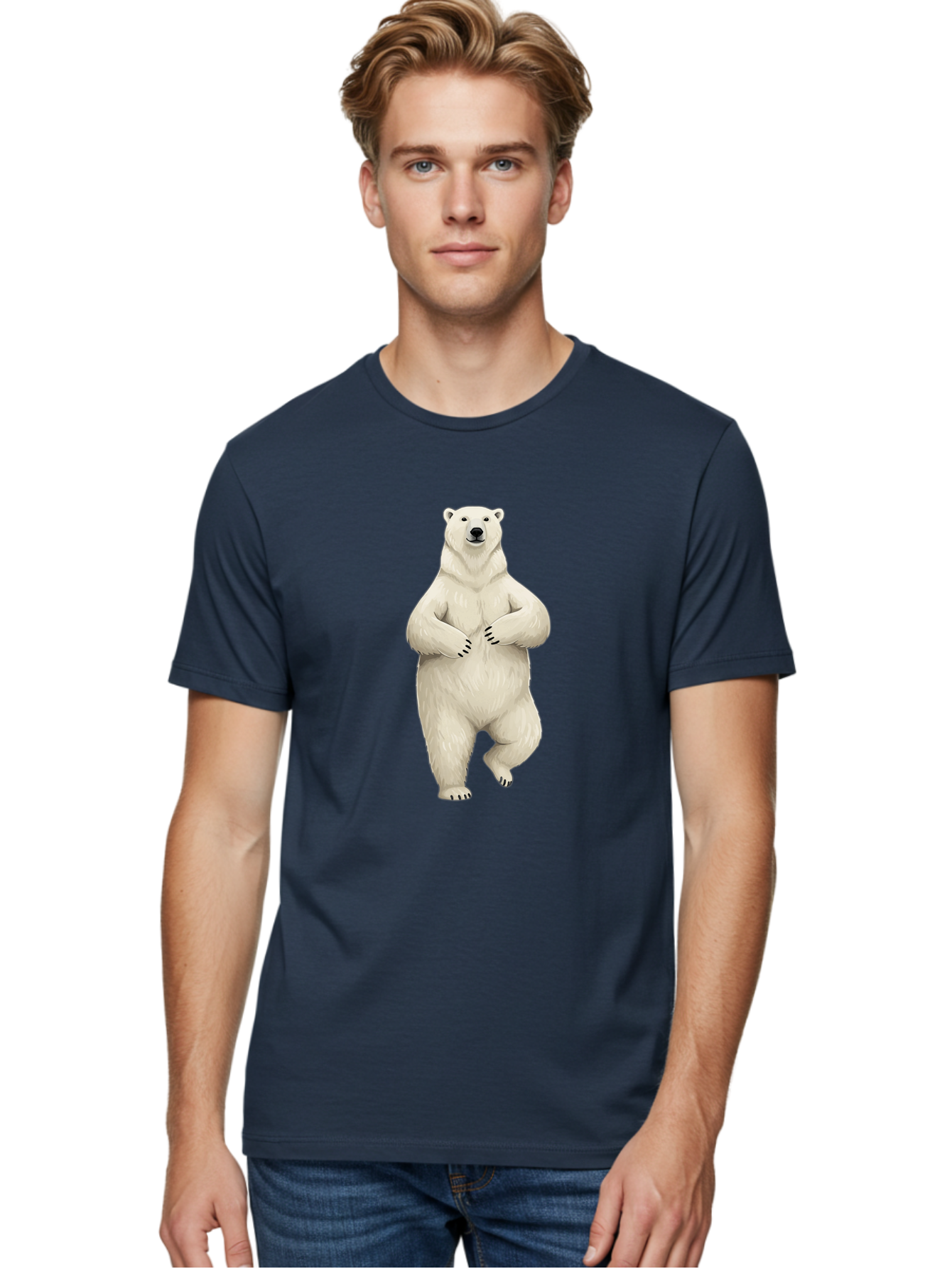 Polar-Bear-10 Men'S Graphic Tee, 100% Cotton, Comfortable Casual Summer Wear, Machine Washable, Vintage Camera, Old Camera, Antique Camera, Black Camera, Classic Photography, Photography Equipment, Nostalgic Device, Film Camera, Camera Art Baf363