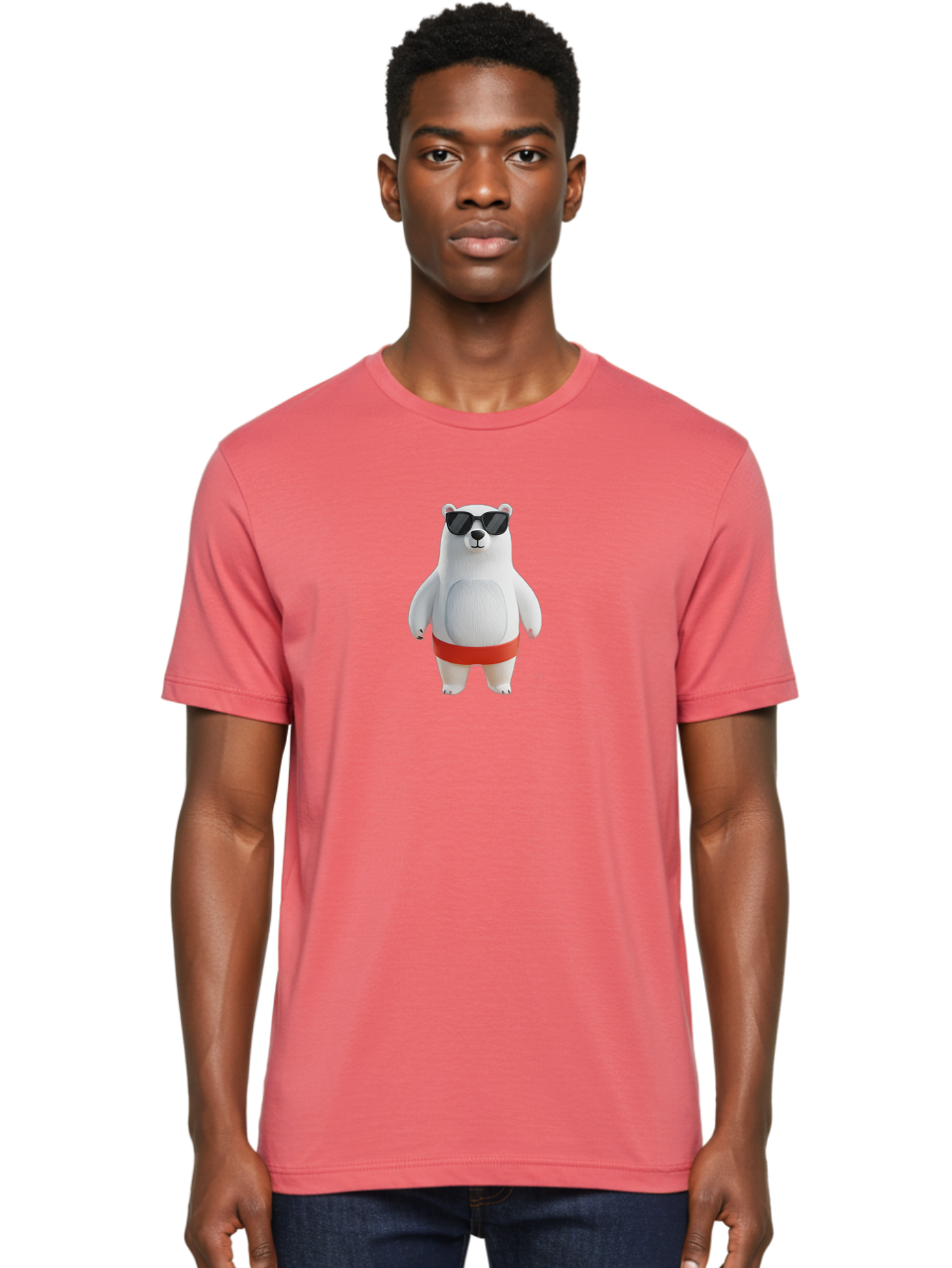 Polar-Bear-12 Men'S Graphic Tee, 100% Cotton, Comfortable Casual Summer Wear, Machine Washable, Vintage Camera, Old Camera, Antique Camera, Black Camera, Classic Photography, Photography Equipment, Nostalgic Device, Film Camera, Camera Art Baf365