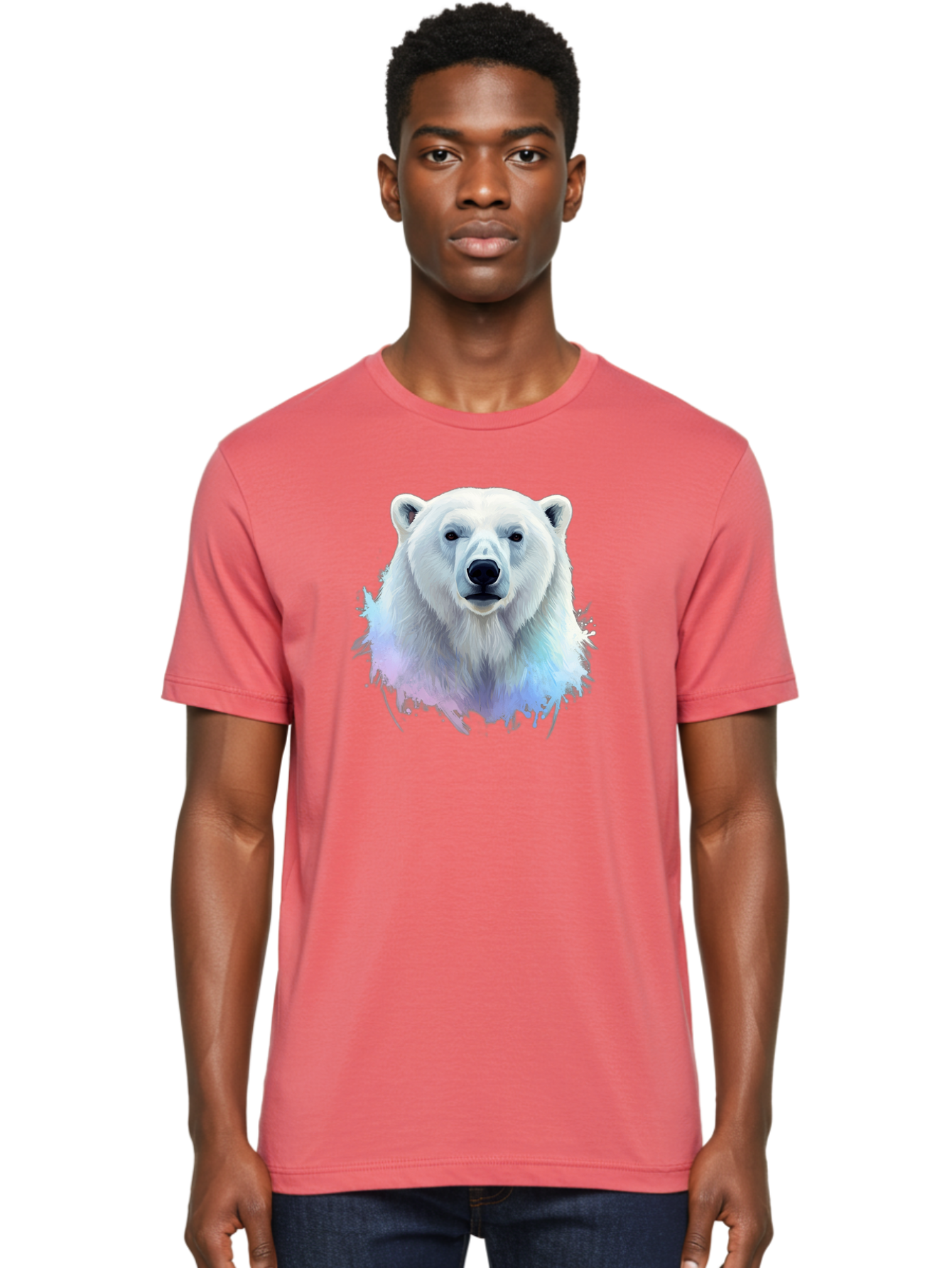 Polar-Bear-15 Men'S Graphic Tee, 100% Cotton, Comfortable Casual Summer Wear, Machine Washable, Vintage Camera, Old Camera, Antique Camera, Black Camera, Classic Photography, Photography Equipment, Nostalgic Device, Film Camera, Camera Art Baf368