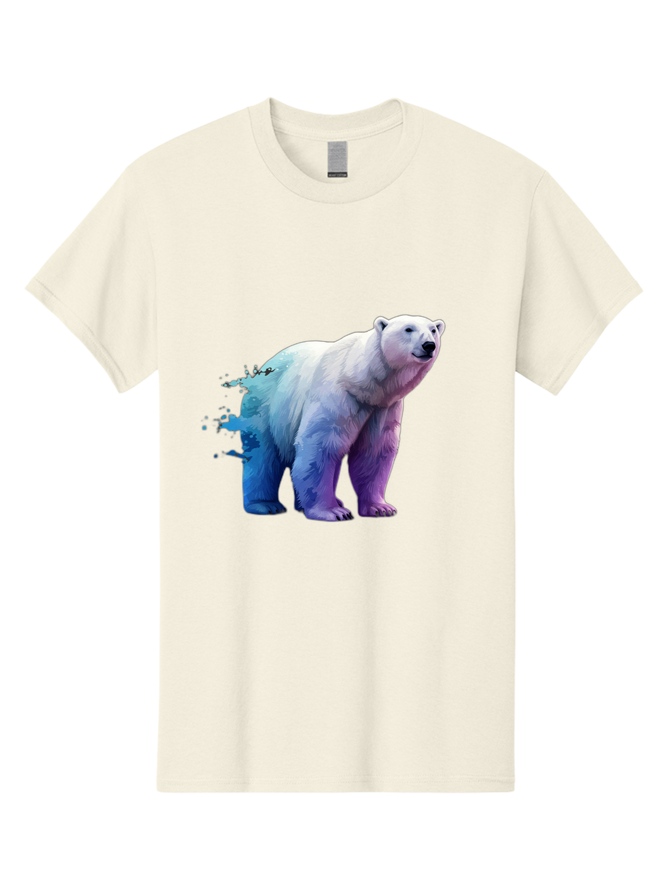 Polar-Bear-17 Men'S Graphic Tee, 100% Cotton, Comfortable Casual Summer Wear, Machine Washable, Vintage Camera, Old Camera, Antique Camera, Black Camera, Classic Photography, Photography Equipment, Nostalgic Device, Film Camera, Camera Art Baf370