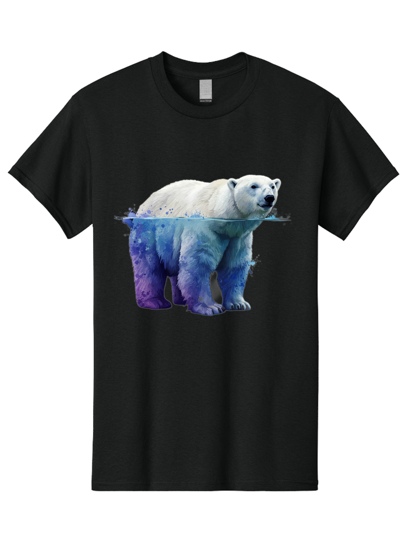 Polar-Bear-18 Men'S Graphic Tee, 100% Cotton, Comfortable Casual Summer Wear, Machine Washable, Vintage Camera, Old Camera, Antique Camera, Black Camera, Classic Photography, Photography Equipment, Nostalgic Device, Film Camera, Camera Art Baf371
