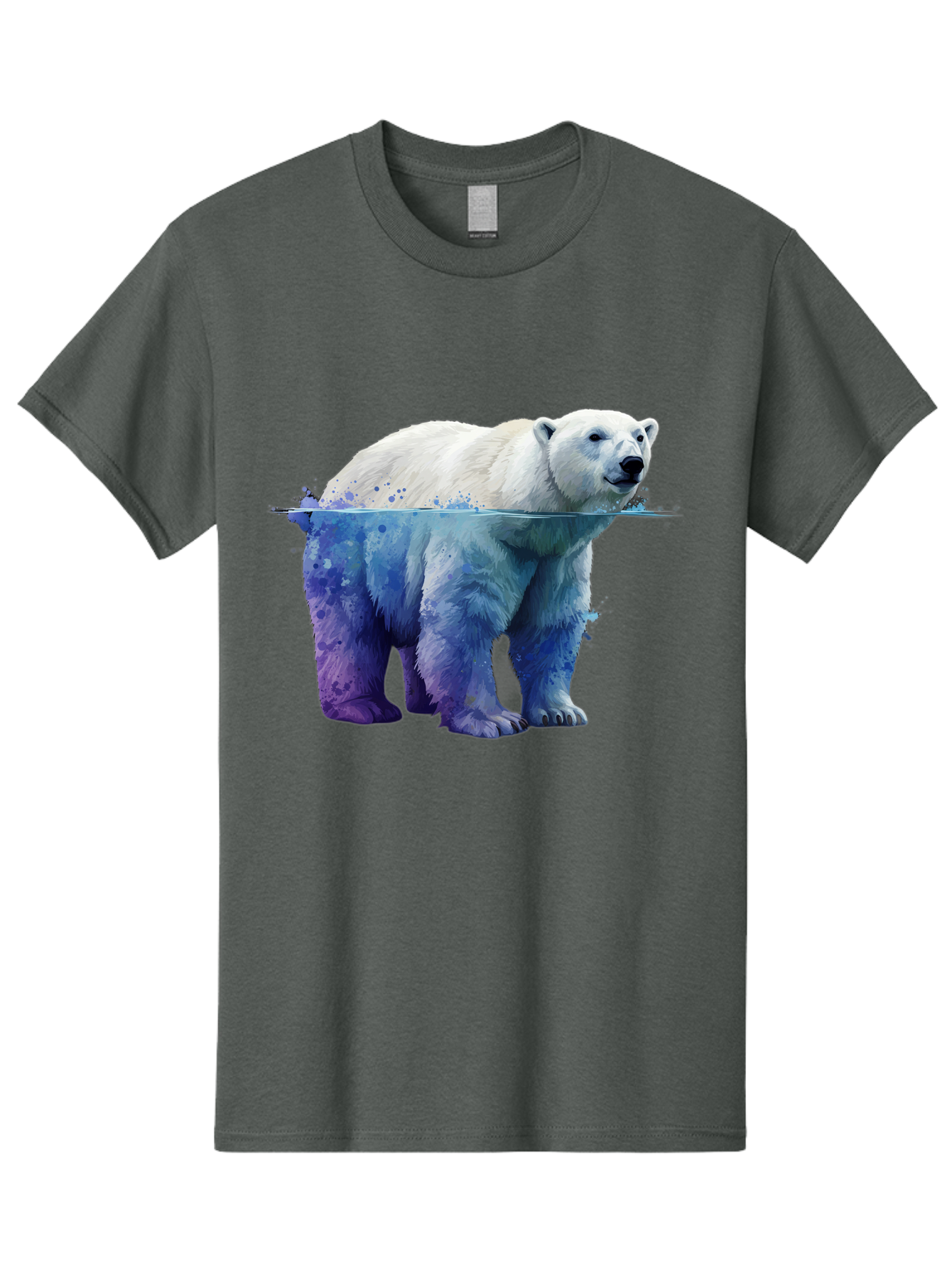 Polar-Bear-18 Men'S Graphic Tee, 100% Cotton, Comfortable Casual Summer Wear, Machine Washable, Vintage Camera, Old Camera, Antique Camera, Black Camera, Classic Photography, Photography Equipment, Nostalgic Device, Film Camera, Camera Art Baf371