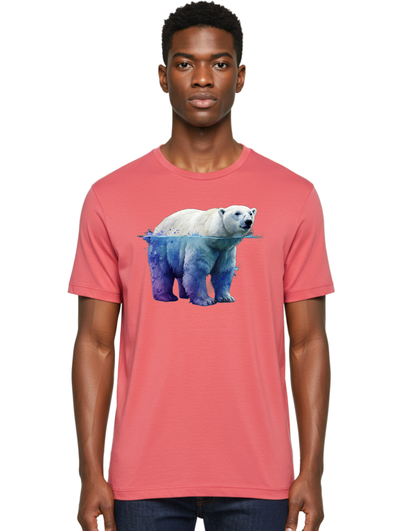 Polar-Bear-18 Men'S Graphic Tee, 100% Cotton, Comfortable Casual Summer Wear, Machine Washable, Vintage Camera, Old Camera, Antique Camera, Black Camera, Classic Photography, Photography Equipment, Nostalgic Device, Film Camera, Camera Art Baf371