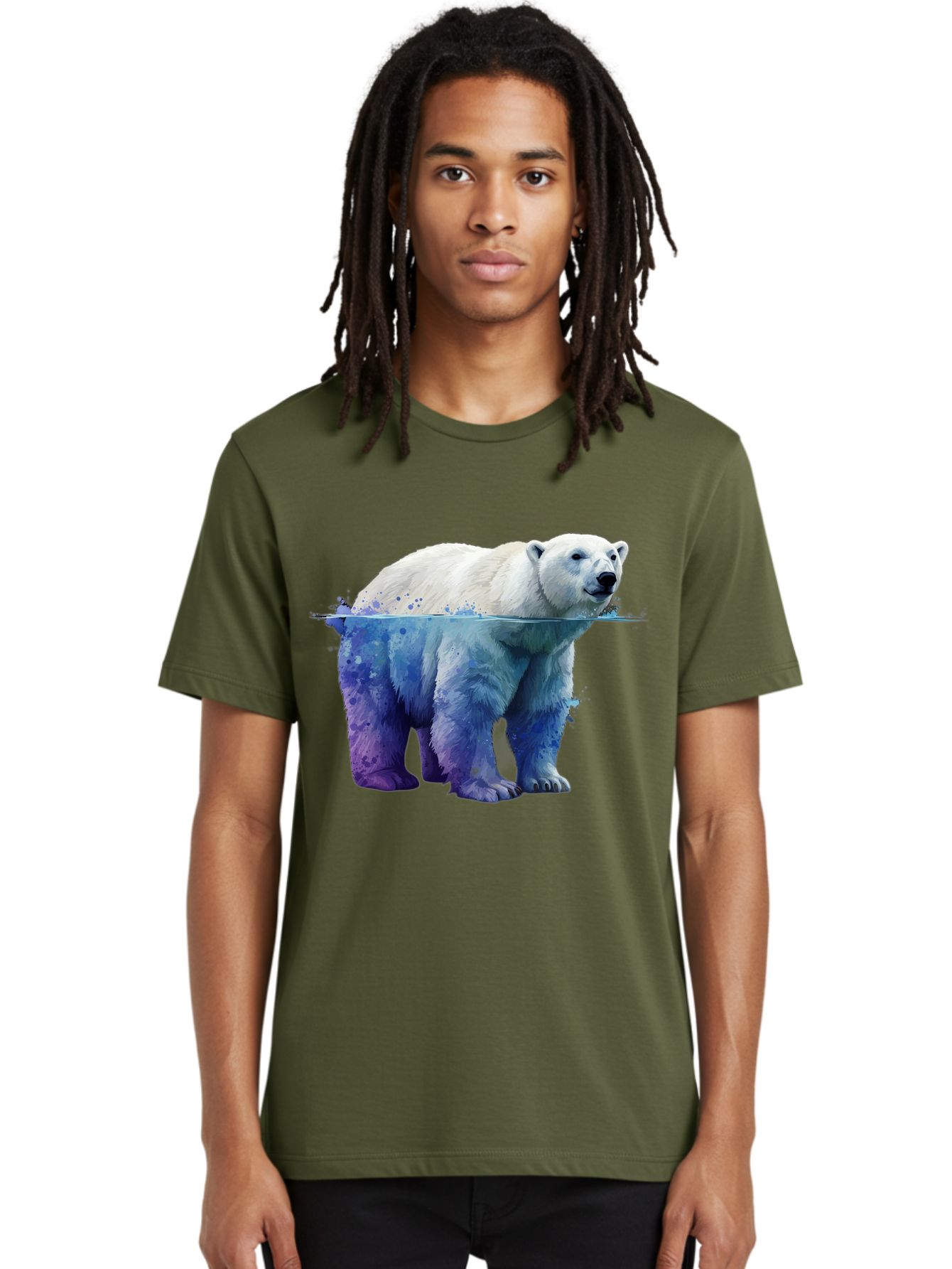 Polar-Bear-18 Men'S Graphic Tee, 100% Cotton, Comfortable Casual Summer Wear, Machine Washable, Vintage Camera, Old Camera, Antique Camera, Black Camera, Classic Photography, Photography Equipment, Nostalgic Device, Film Camera, Camera Art Baf371