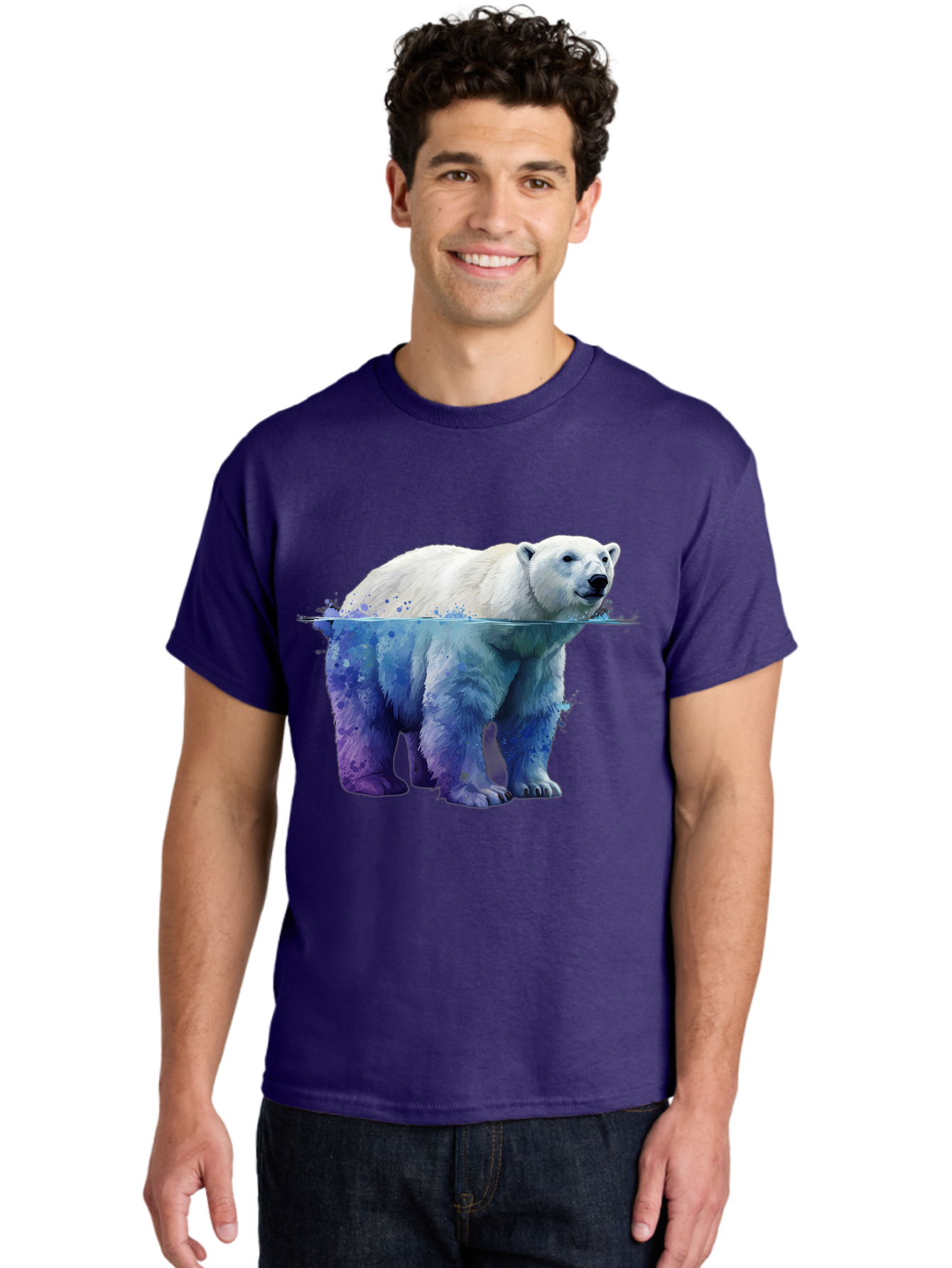 Polar-Bear-18 Men'S Graphic Tee, 100% Cotton, Comfortable Casual Summer Wear, Machine Washable, Vintage Camera, Old Camera, Antique Camera, Black Camera, Classic Photography, Photography Equipment, Nostalgic Device, Film Camera, Camera Art Baf371