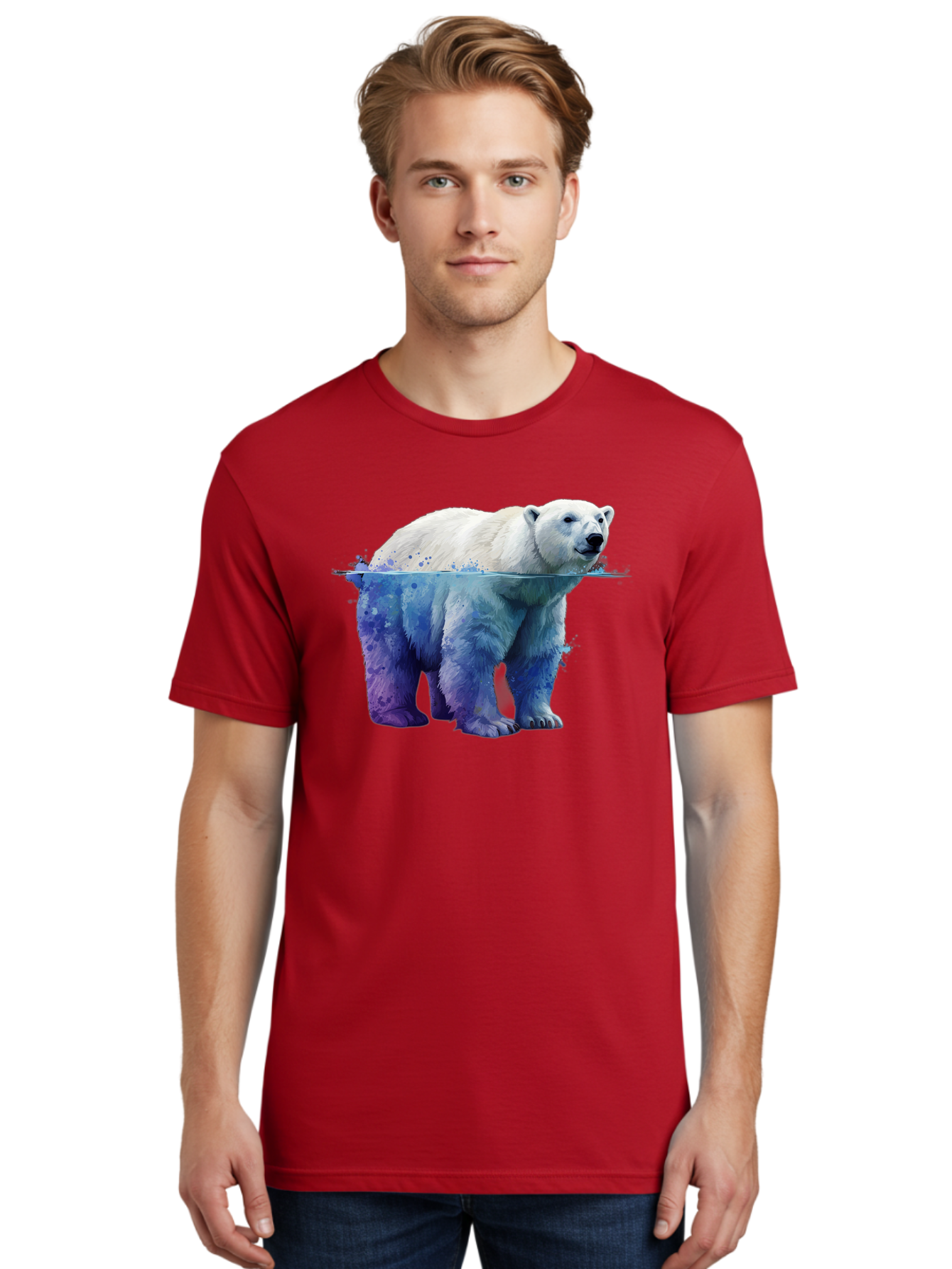 Polar-Bear-18 Men'S Graphic Tee, 100% Cotton, Comfortable Casual Summer Wear, Machine Washable, Vintage Camera, Old Camera, Antique Camera, Black Camera, Classic Photography, Photography Equipment, Nostalgic Device, Film Camera, Camera Art Baf371