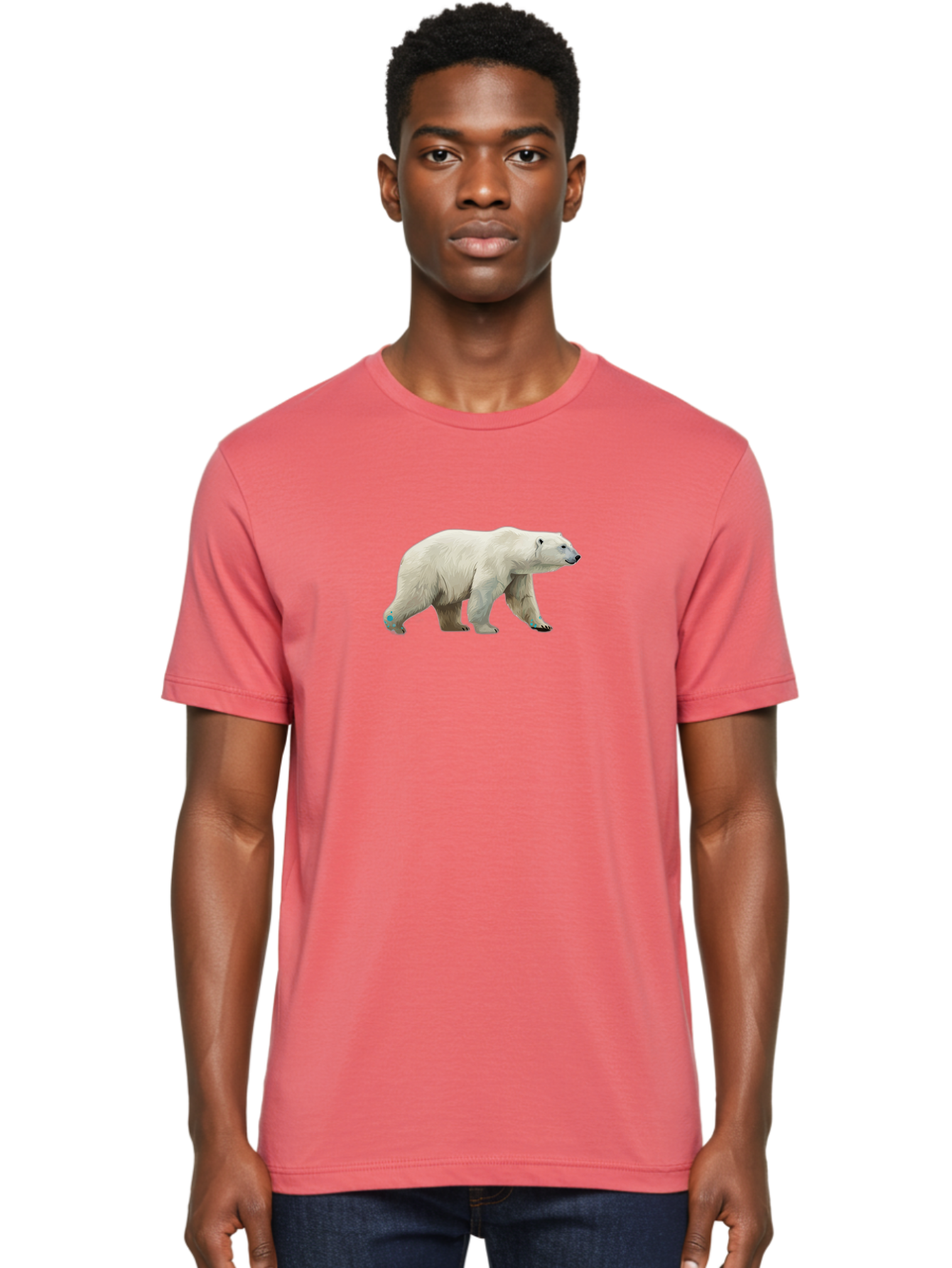 Polar-Bear-20 Men'S Graphic Tee, 100% Cotton, Comfortable Casual Summer Wear, Machine Washable, Vintage Camera, Old Camera, Antique Camera, Black Camera, Classic Photography, Photography Equipment, Nostalgic Device, Film Camera, Camera Art Baf374