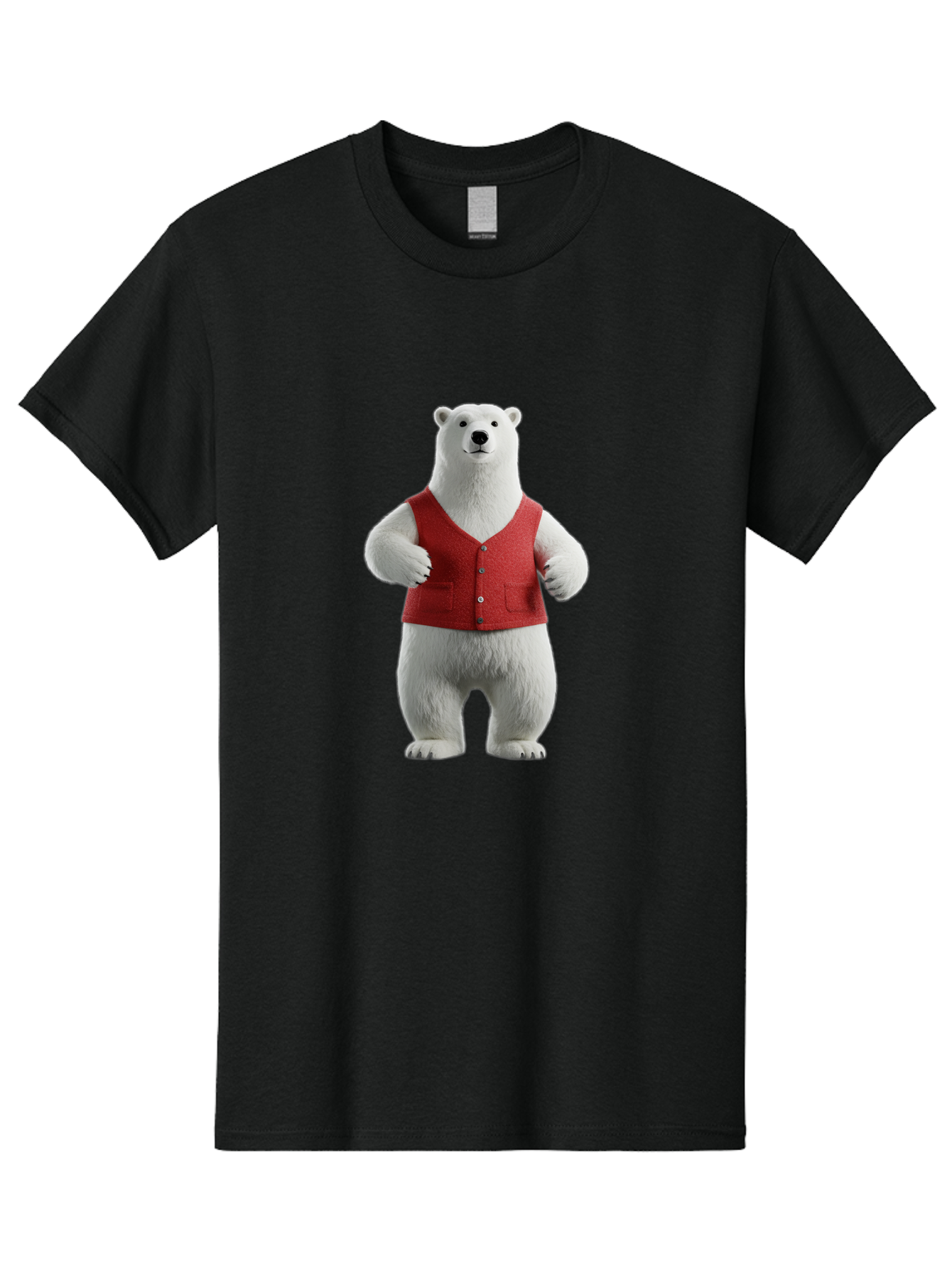 Polar-Bear-7 Men'S Graphic Tee, 100% Cotton, Comfortable Casual Summer Wear, Machine Washable, Vintage Camera, Old Camera, Antique Camera, Black Camera, Classic Photography, Photography Equipment, Nostalgic Device, Film Camera, Camera Art Baf379