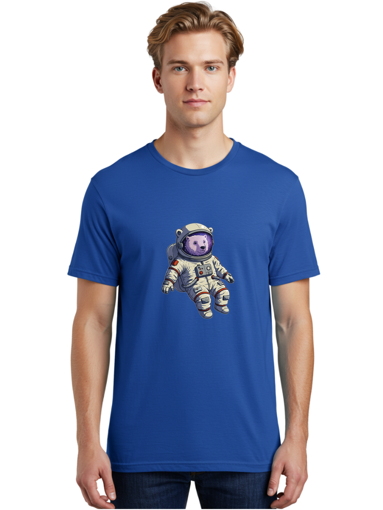 Polar-Bear-Astronaut-1 Men'S Graphic Tee, 100% Cotton, Comfortable Casual Summer Wear, Machine Washable, Vintage Camera, Old Camera, Antique Camera, Black Camera, Classic Photography, Photography Equipment, Nostalgic Device, Film Camera, Baf382