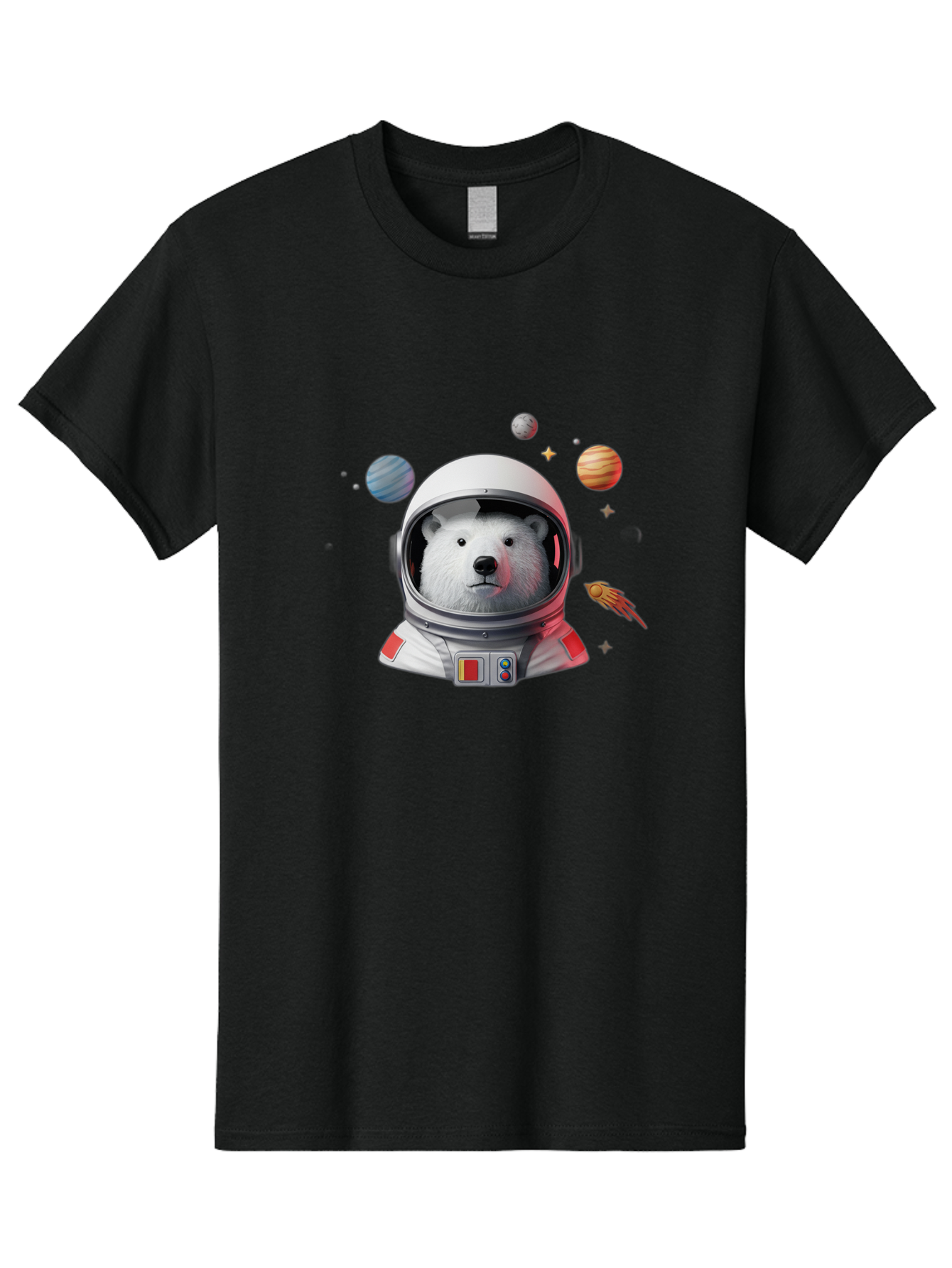 Polar-Bear-Astronaut-4 Men'S Graphic Tee, 100% Cotton, Comfortable Casual Summer Wear, Machine Washable, Vintage Camera, Old Camera, Antique Camera, Black Camera, Classic Photography, Photography Equipment, Nostalgic Device, Film Camera, Baf385