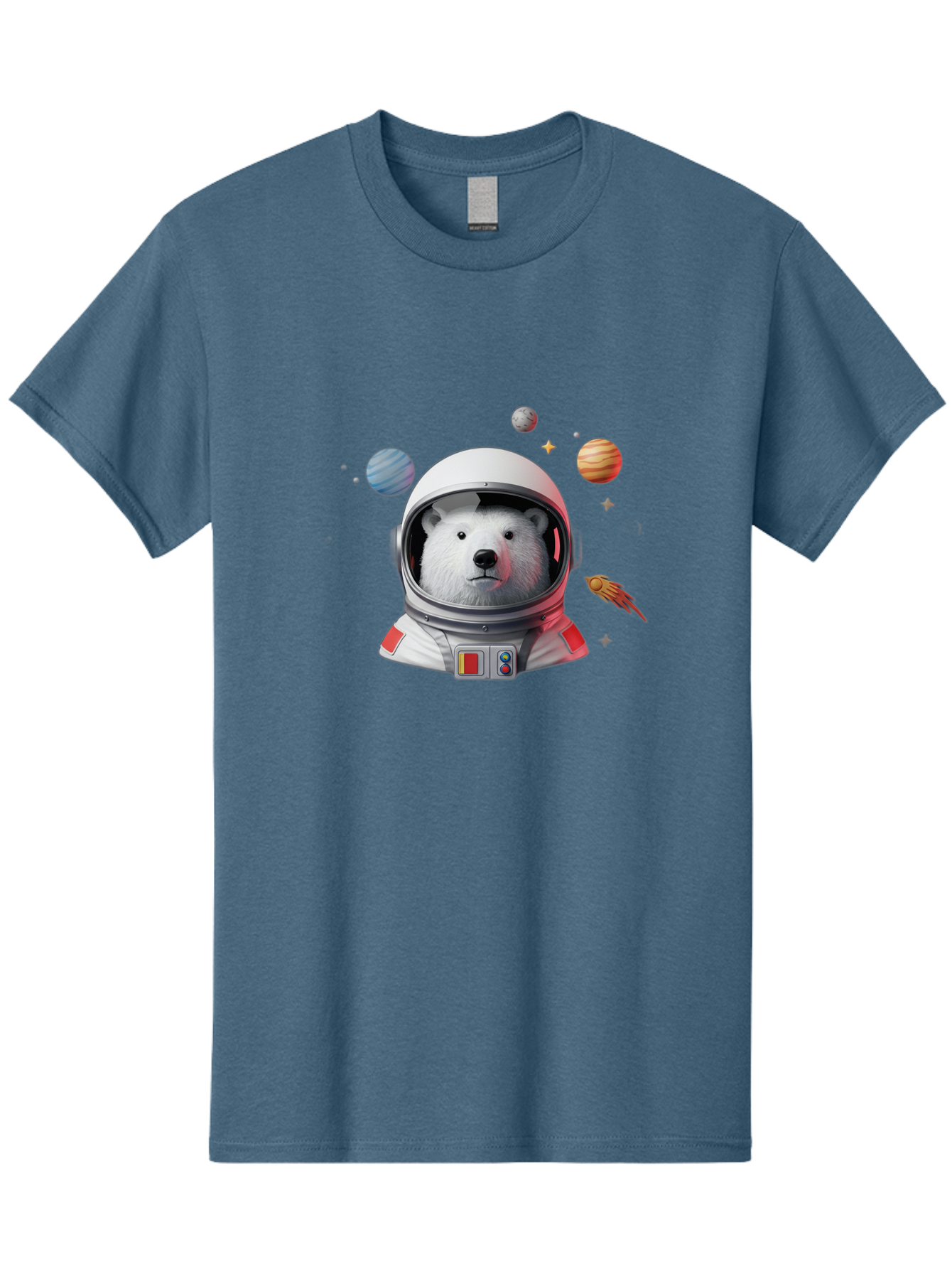 Polar-Bear-Astronaut-4 Men'S Graphic Tee, 100% Cotton, Comfortable Casual Summer Wear, Machine Washable, Vintage Camera, Old Camera, Antique Camera, Black Camera, Classic Photography, Photography Equipment, Nostalgic Device, Film Camera, Baf385