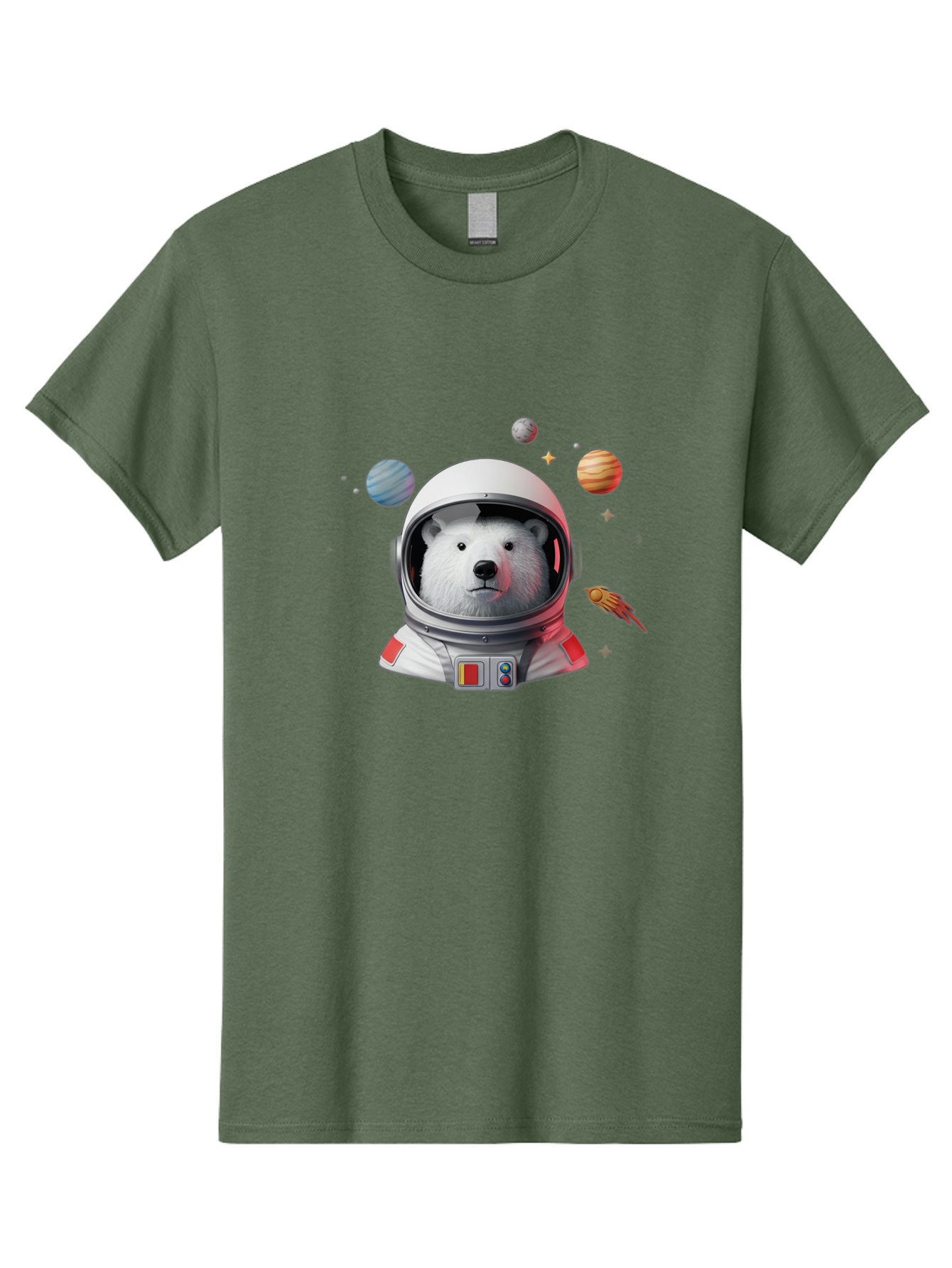 Polar-Bear-Astronaut-4 Men'S Graphic Tee, 100% Cotton, Comfortable Casual Summer Wear, Machine Washable, Vintage Camera, Old Camera, Antique Camera, Black Camera, Classic Photography, Photography Equipment, Nostalgic Device, Film Camera, Baf385