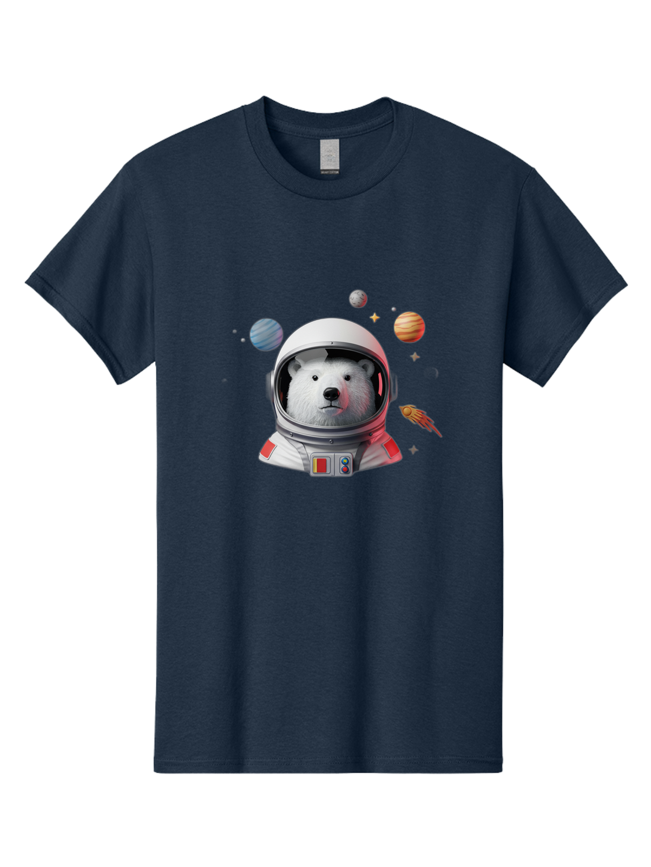 Polar-Bear-Astronaut-4 Men'S Graphic Tee, 100% Cotton, Comfortable Casual Summer Wear, Machine Washable, Vintage Camera, Old Camera, Antique Camera, Black Camera, Classic Photography, Photography Equipment, Nostalgic Device, Film Camera, Baf385