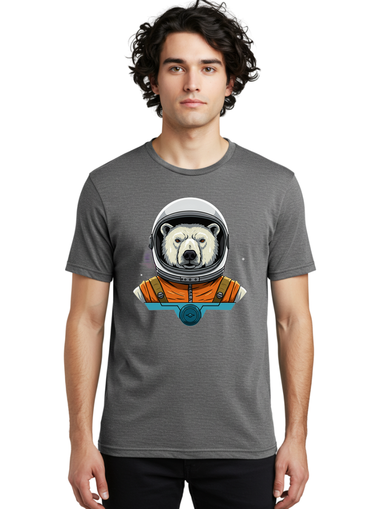 Polar-Bear-Astronaut-6 Men'S Graphic Tee, 100% Cotton, Comfortable Casual Summer Wear, Machine Washable, Vintage Camera, Old Camera, Antique Camera, Black Camera, Classic Photography, Photography Equipment, Nostalgic Device, Film Camera, Baf387