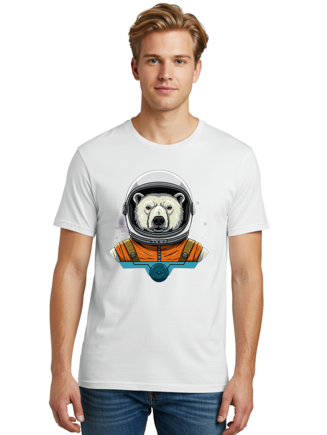 Polar-Bear-Astronaut-6 Men'S Graphic Tee, 100% Cotton, Comfortable Casual Summer Wear, Machine Washable, Vintage Camera, Old Camera, Antique Camera, Black Camera, Classic Photography, Photography Equipment, Nostalgic Device, Film Camera, Baf387