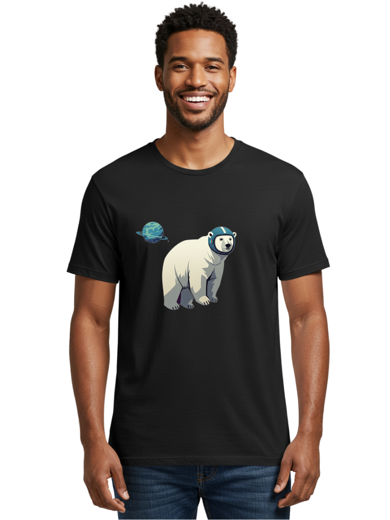 Polar-Bear-Astronaut-7 Men'S Graphic Tee, 100% Cotton, Comfortable Casual Summer Wear, Machine Washable, Vintage Camera, Old Camera, Antique Camera, Black Camera, Classic Photography, Photography Equipment, Nostalgic Device, Film Camera, Baf388