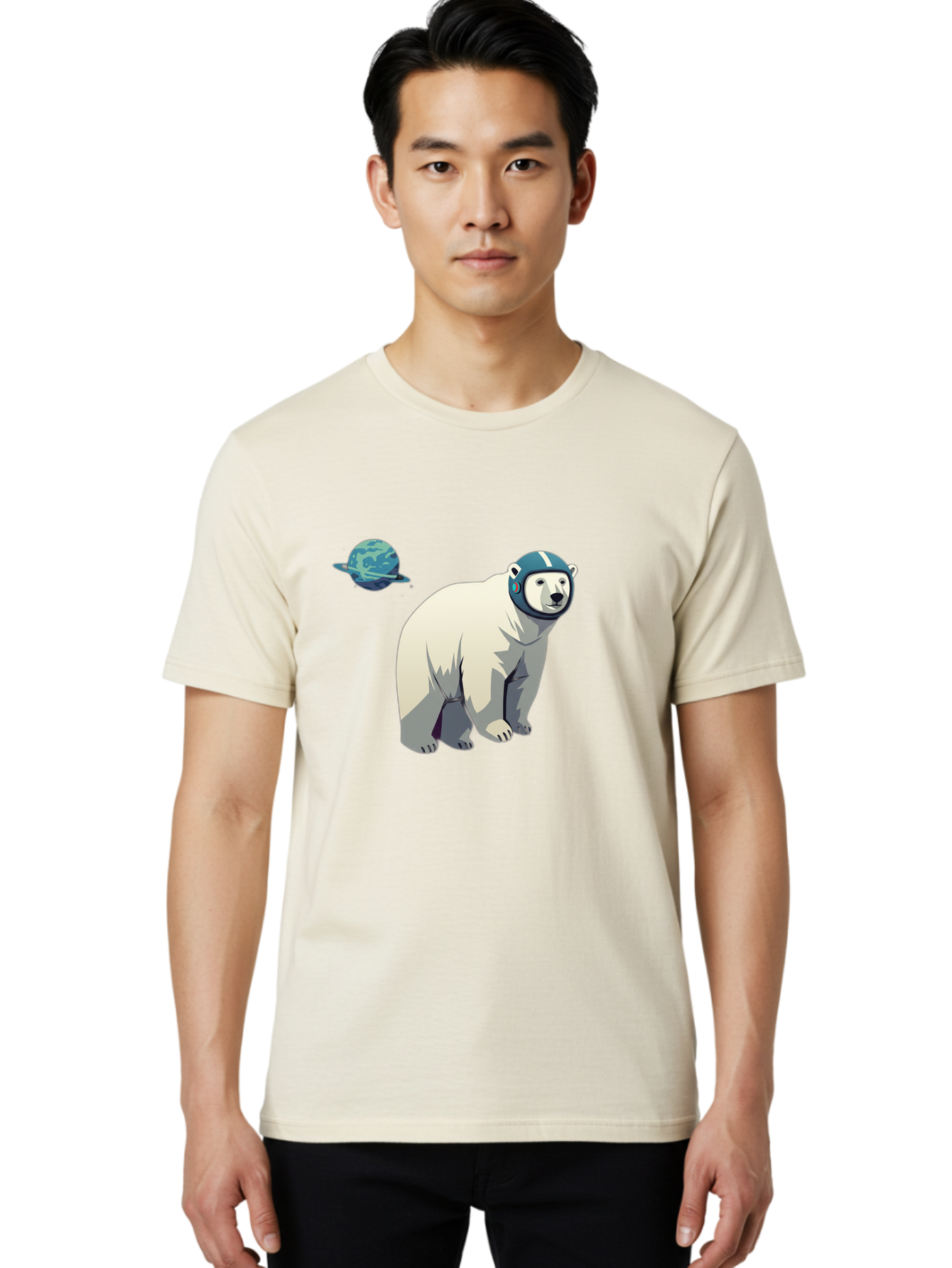 Polar-Bear-Astronaut-7 Men'S Graphic Tee, 100% Cotton, Comfortable Casual Summer Wear, Machine Washable, Vintage Camera, Old Camera, Antique Camera, Black Camera, Classic Photography, Photography Equipment, Nostalgic Device, Film Camera, Baf388