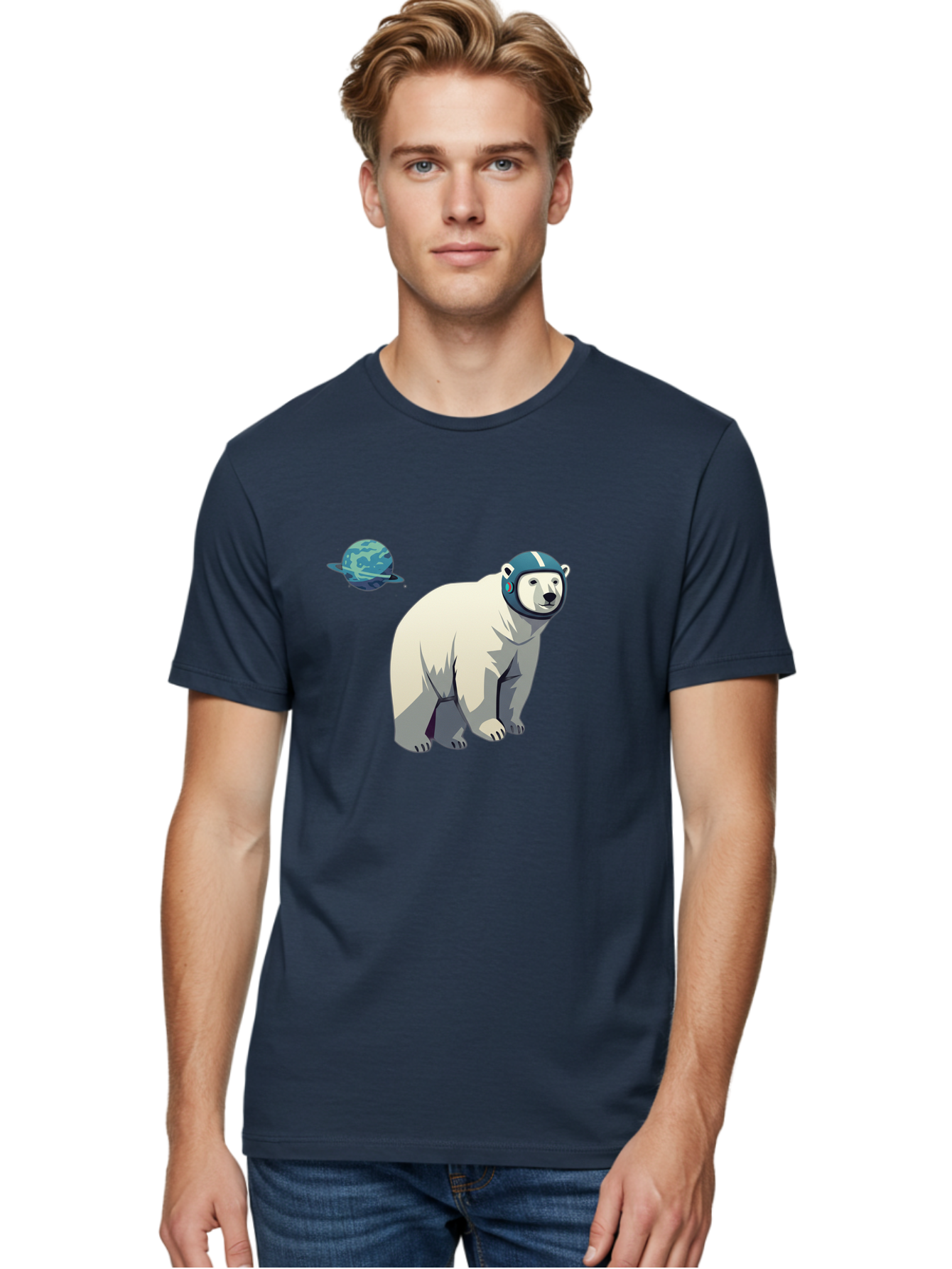 Polar-Bear-Astronaut-7 Men'S Graphic Tee, 100% Cotton, Comfortable Casual Summer Wear, Machine Washable, Vintage Camera, Old Camera, Antique Camera, Black Camera, Classic Photography, Photography Equipment, Nostalgic Device, Film Camera, Baf388