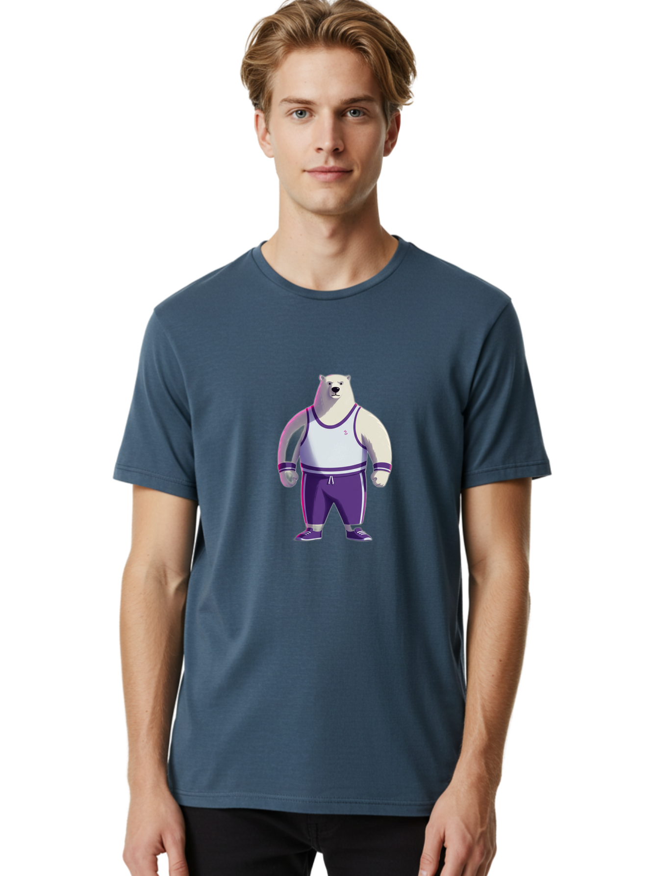 Polar-Bear-Athlete Men'S Graphic Tee, 100% Cotton, Comfortable Casual Summer Wear, Machine Washable, Vintage Camera, Old Camera, Antique Camera, Black Camera, Classic Photography, Photography Equipment, Nostalgic Device, Film Camera, Baf390