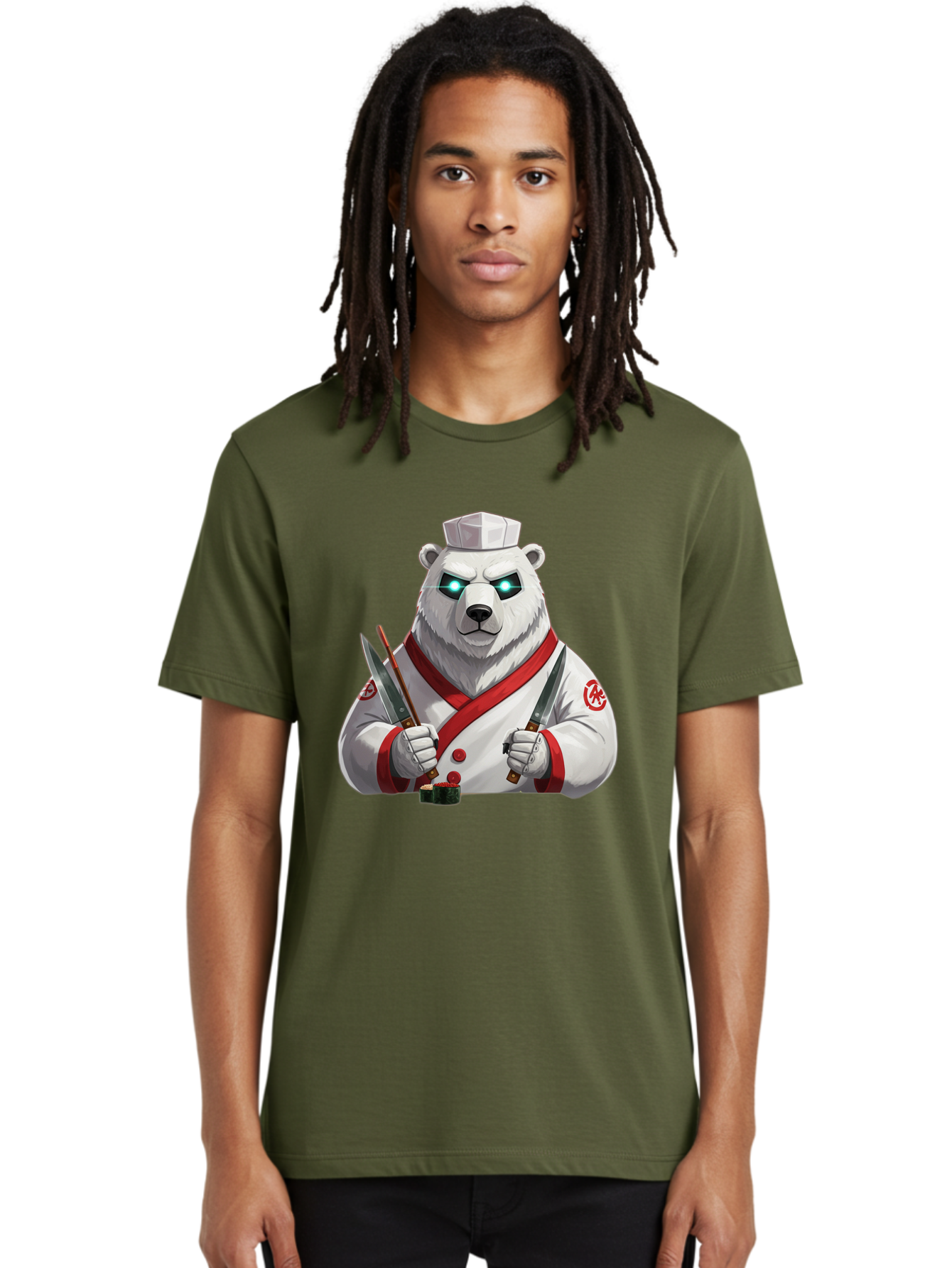 Polar-Bear-Chef-2 Men'S Graphic Tee, 100% Cotton, Comfortable Casual Summer Wear, Machine Washable, Vintage Camera, Old Camera, Antique Camera, Black Camera, Classic Photography, Photography Equipment, Nostalgic Device, Film Camera, Camera Art Baf393