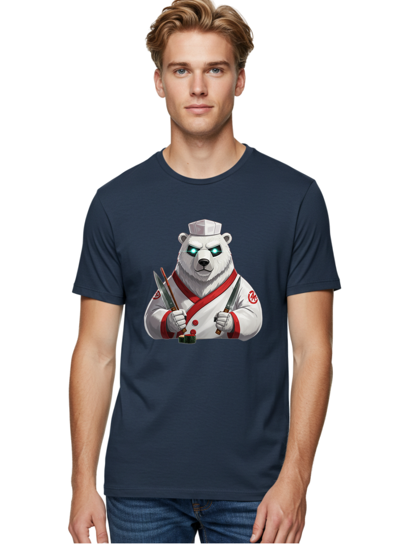 Polar-Bear-Chef-2 Men'S Graphic Tee, 100% Cotton, Comfortable Casual Summer Wear, Machine Washable, Vintage Camera, Old Camera, Antique Camera, Black Camera, Classic Photography, Photography Equipment, Nostalgic Device, Film Camera, Camera Art Baf393