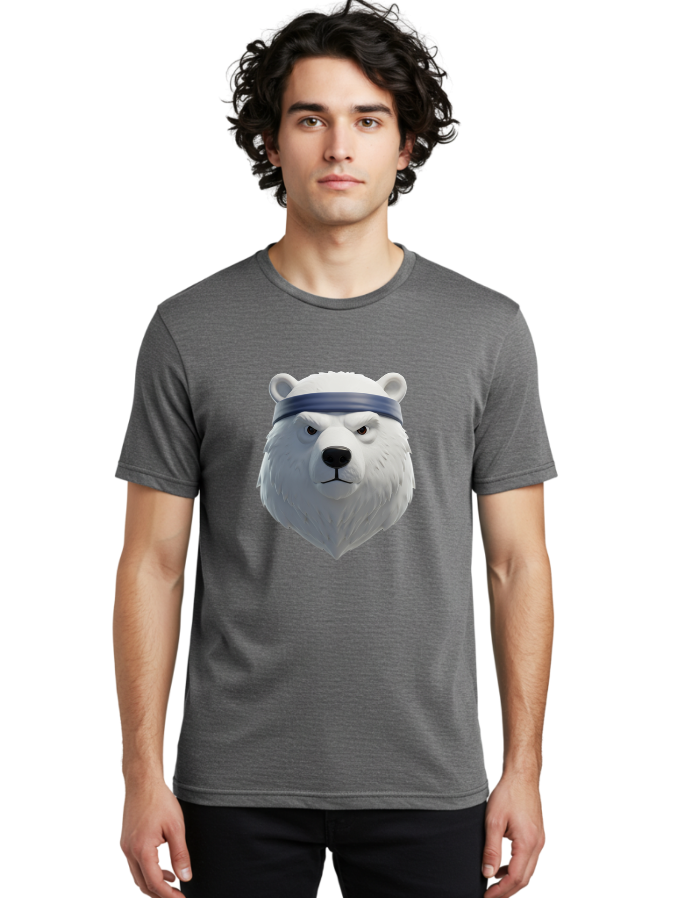 Polar-Bear-Head Men'S Graphic Tee, 100% Cotton, Comfortable Casual Summer Wear, Machine Washable, Vintage Camera, Old Camera, Antique Camera, Black Camera, Classic Photography, Photography Equipment, Nostalgic Device, Film Camera, Camera Art Baf399