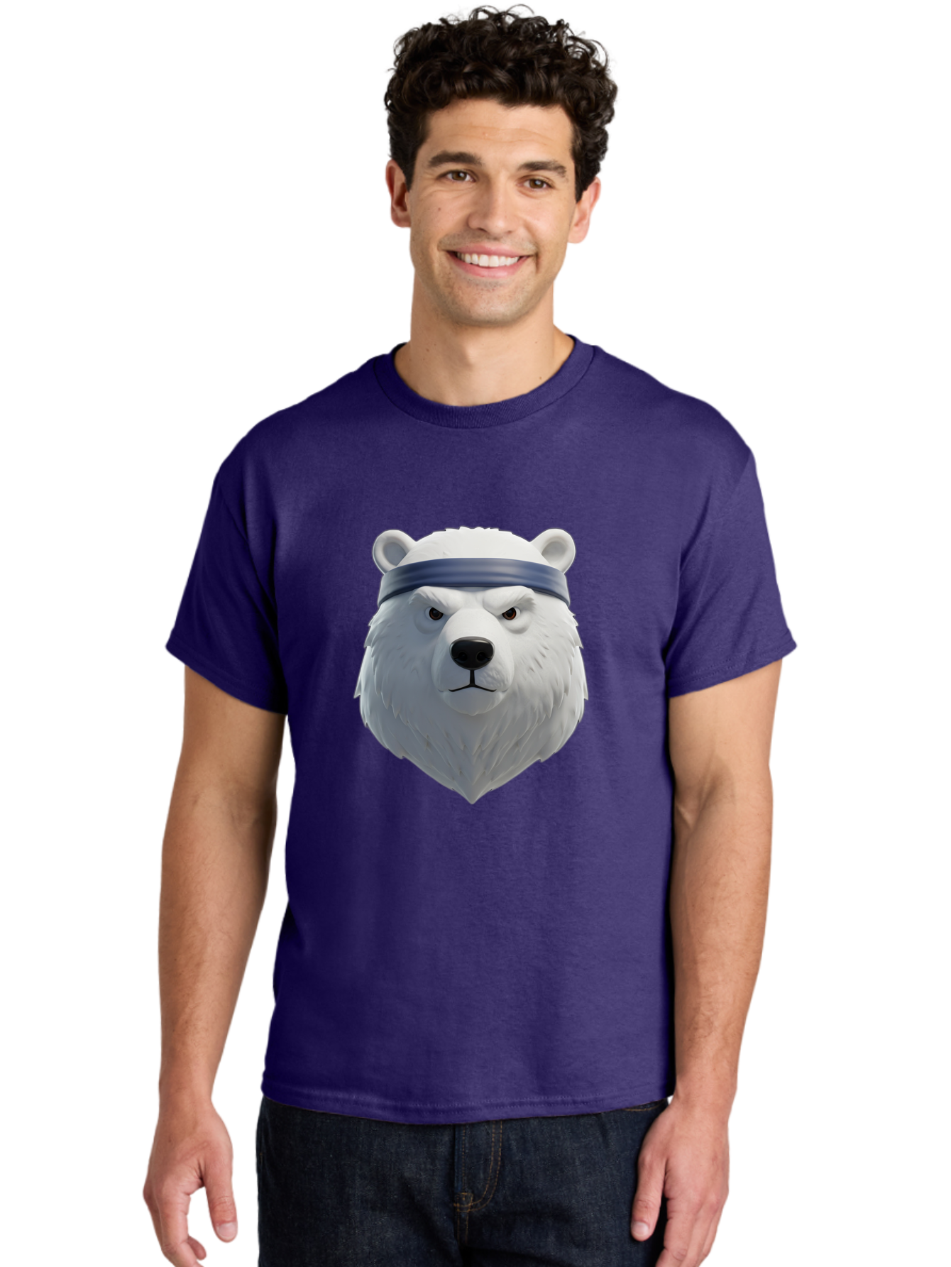 Polar-Bear-Head Men'S Graphic Tee, 100% Cotton, Comfortable Casual Summer Wear, Machine Washable, Vintage Camera, Old Camera, Antique Camera, Black Camera, Classic Photography, Photography Equipment, Nostalgic Device, Film Camera, Camera Art Baf399