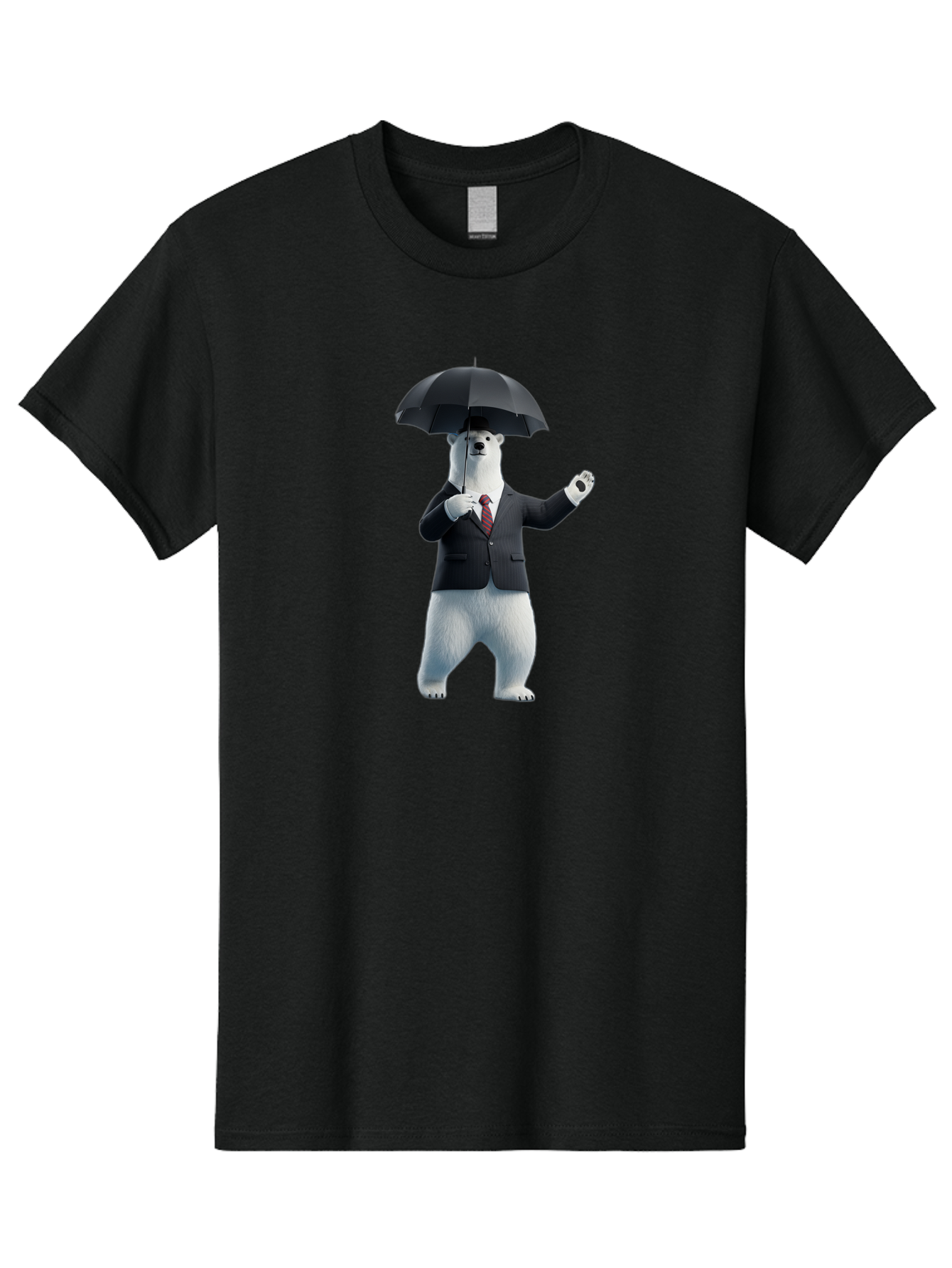 Polar-Bear-In-Suit Men'S Graphic Tee, 100% Cotton, Comfortable Casual Summer Wear, Machine Washable, Vintage Camera, Old Camera, Antique Camera, Black Camera, Classic Photography, Photography Equipment, Nostalgic Device, Film Camera, Baf402