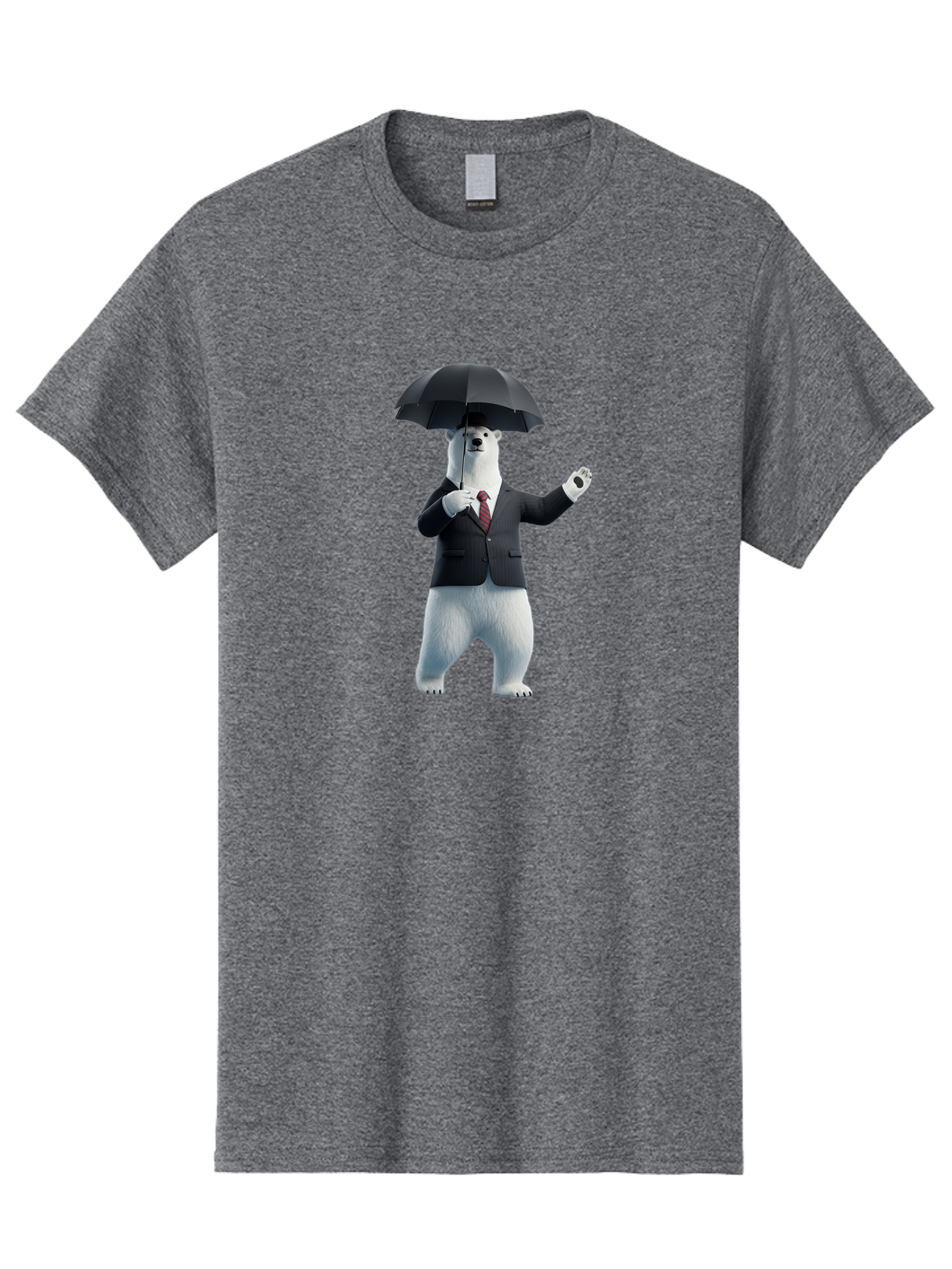 Polar-Bear-In-Suit Men'S Graphic Tee, 100% Cotton, Comfortable Casual Summer Wear, Machine Washable, Vintage Camera, Old Camera, Antique Camera, Black Camera, Classic Photography, Photography Equipment, Nostalgic Device, Film Camera, Baf402