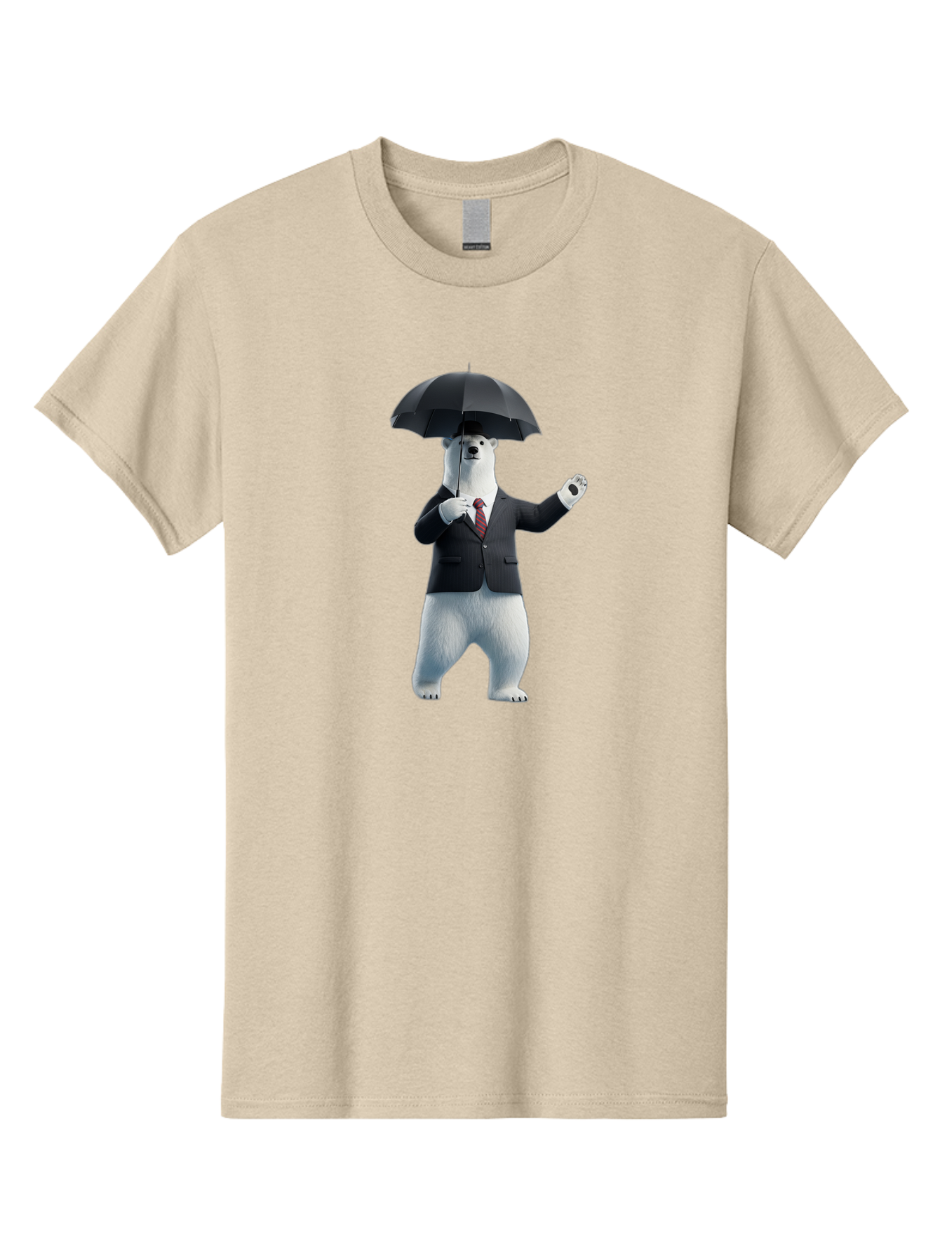 Polar-Bear-In-Suit Men'S Graphic Tee, 100% Cotton, Comfortable Casual Summer Wear, Machine Washable, Vintage Camera, Old Camera, Antique Camera, Black Camera, Classic Photography, Photography Equipment, Nostalgic Device, Film Camera, Baf402