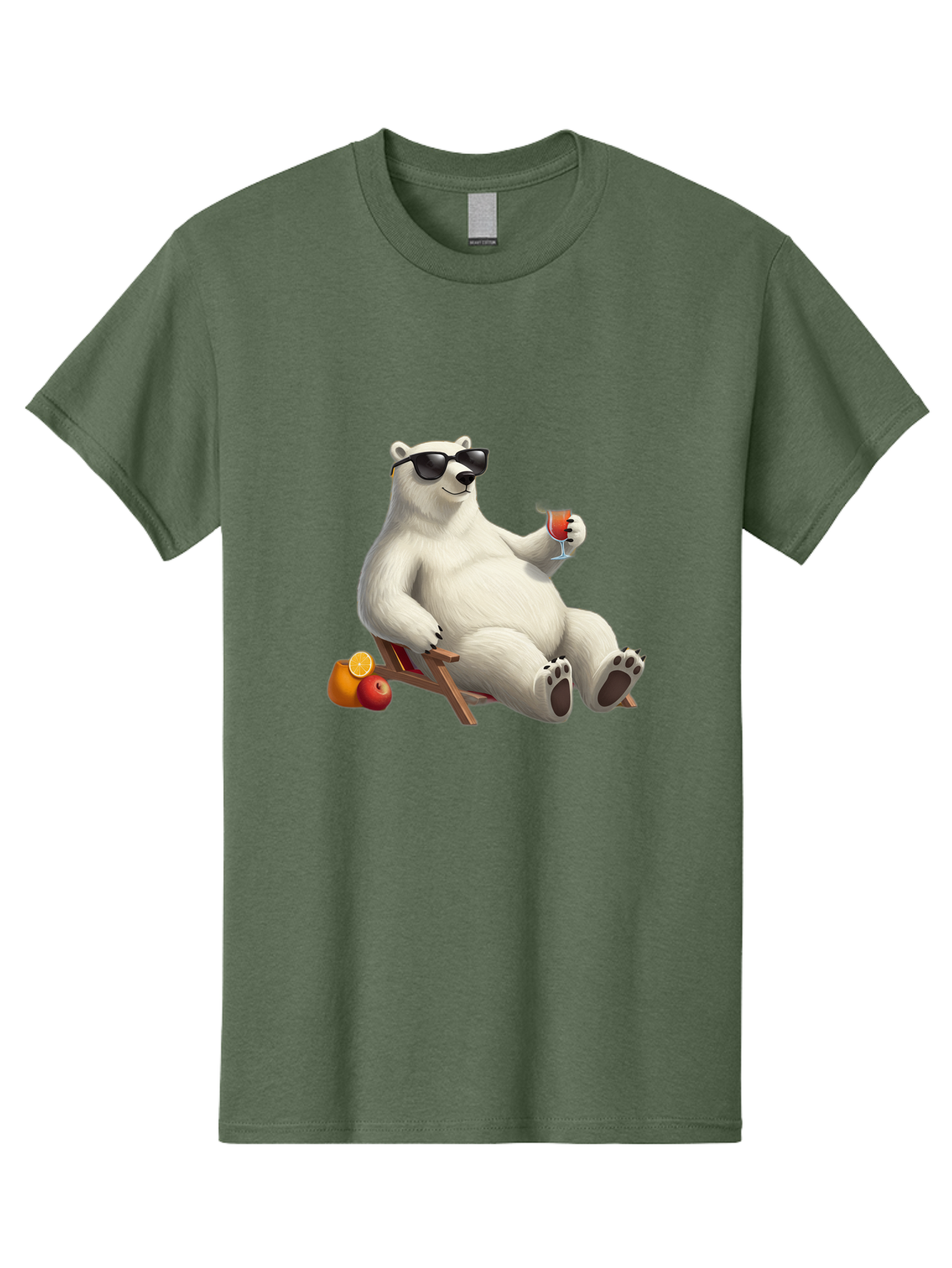 Polar-Bear-Relaxing Men'S Graphic Tee, 100% Cotton, Comfortable Casual Summer Wear, Machine Washable, Vintage Camera, Old Camera, Antique Camera, Black Camera, Classic Photography, Photography Equipment, Nostalgic Device, Film Camera, Baf409