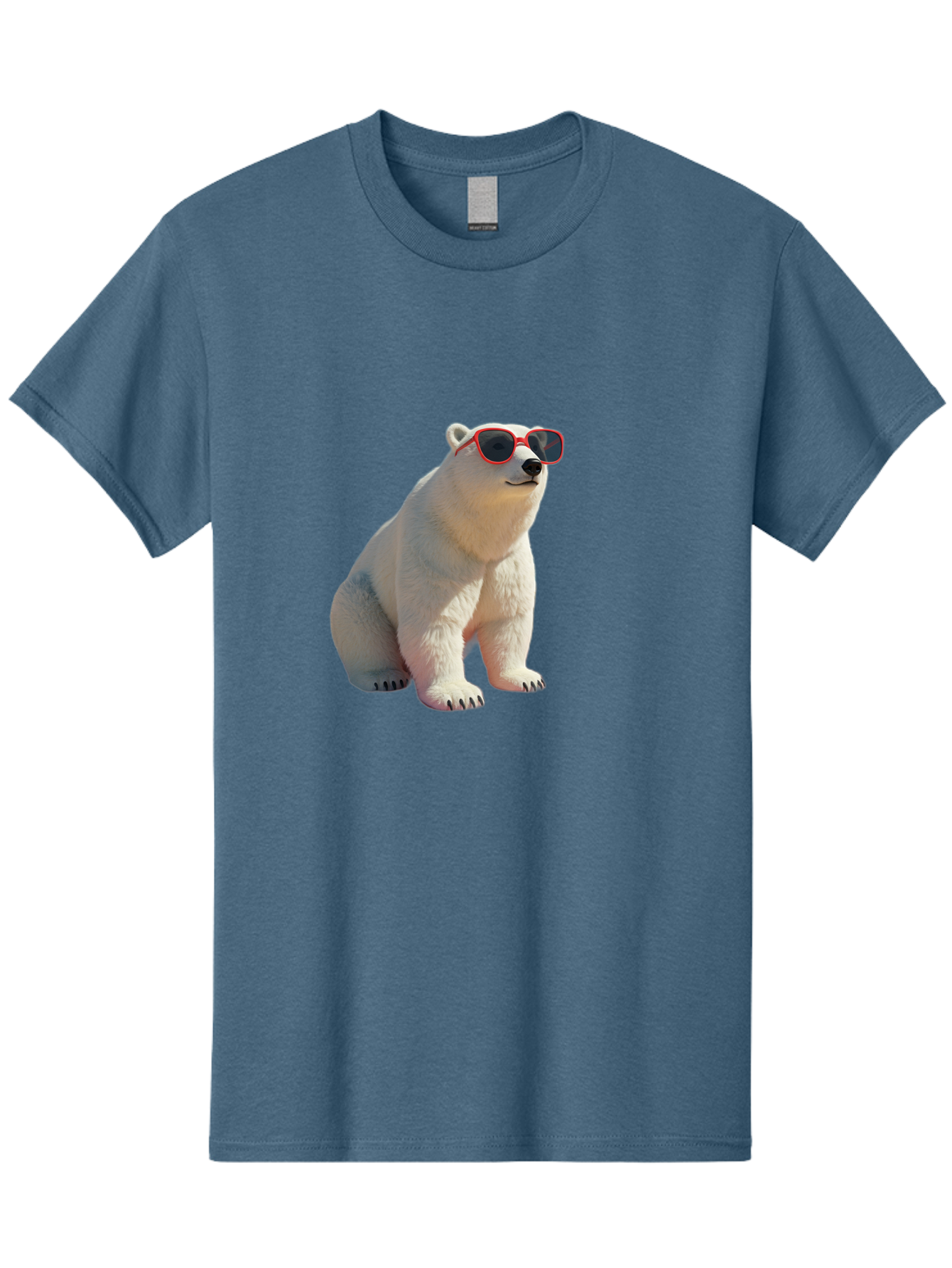 Polar-Bear-Sunglasses-3 Men'S Graphic Tee, 100% Cotton, Comfortable Casual Summer Wear, Machine Washable, Vintage Camera, Old Camera, Antique Camera, Black Camera, Classic Photography, Photography Equipment, Nostalgic Device, Film Camera, Baf415