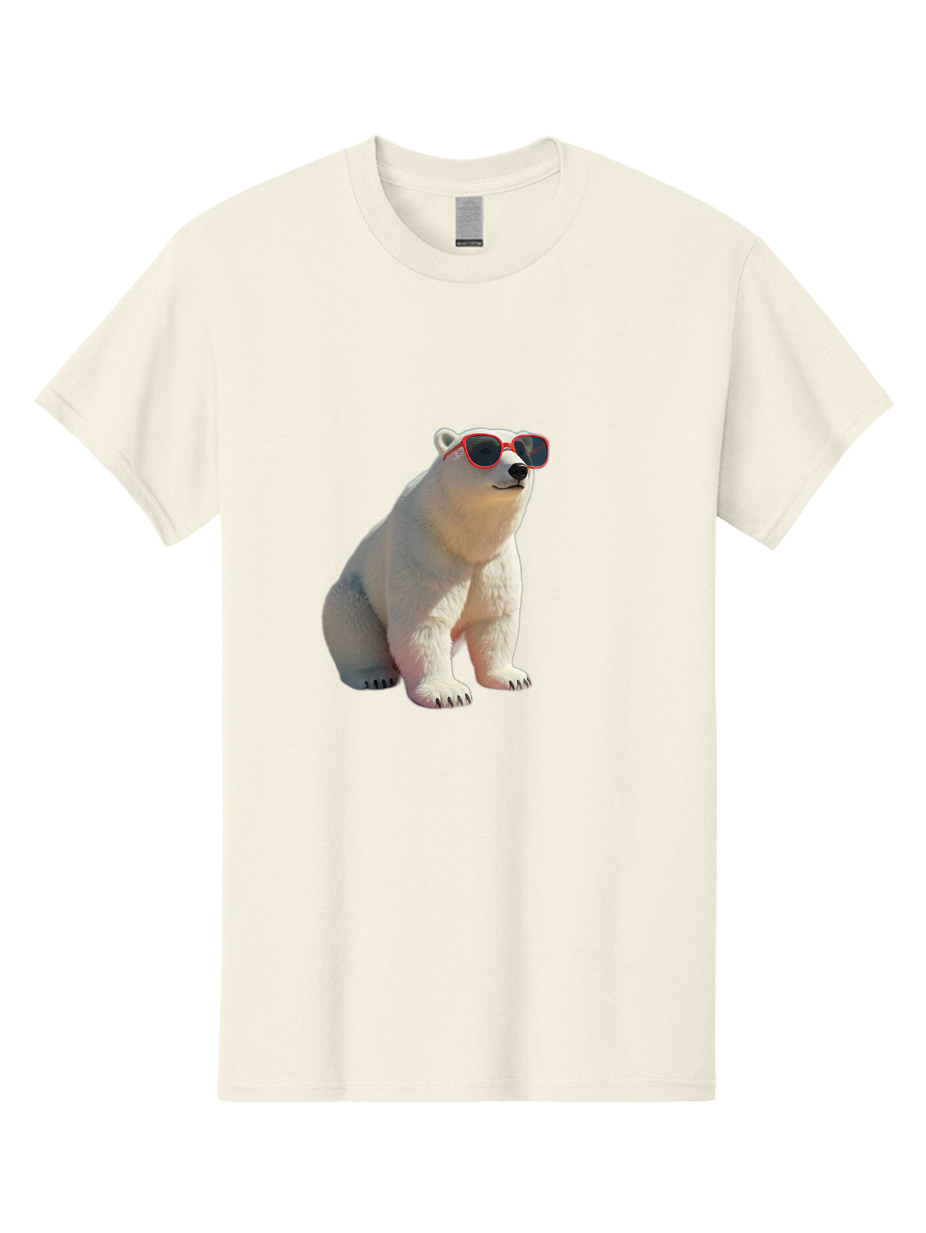 Polar-Bear-Sunglasses-3 Men'S Graphic Tee, 100% Cotton, Comfortable Casual Summer Wear, Machine Washable, Vintage Camera, Old Camera, Antique Camera, Black Camera, Classic Photography, Photography Equipment, Nostalgic Device, Film Camera, Baf415